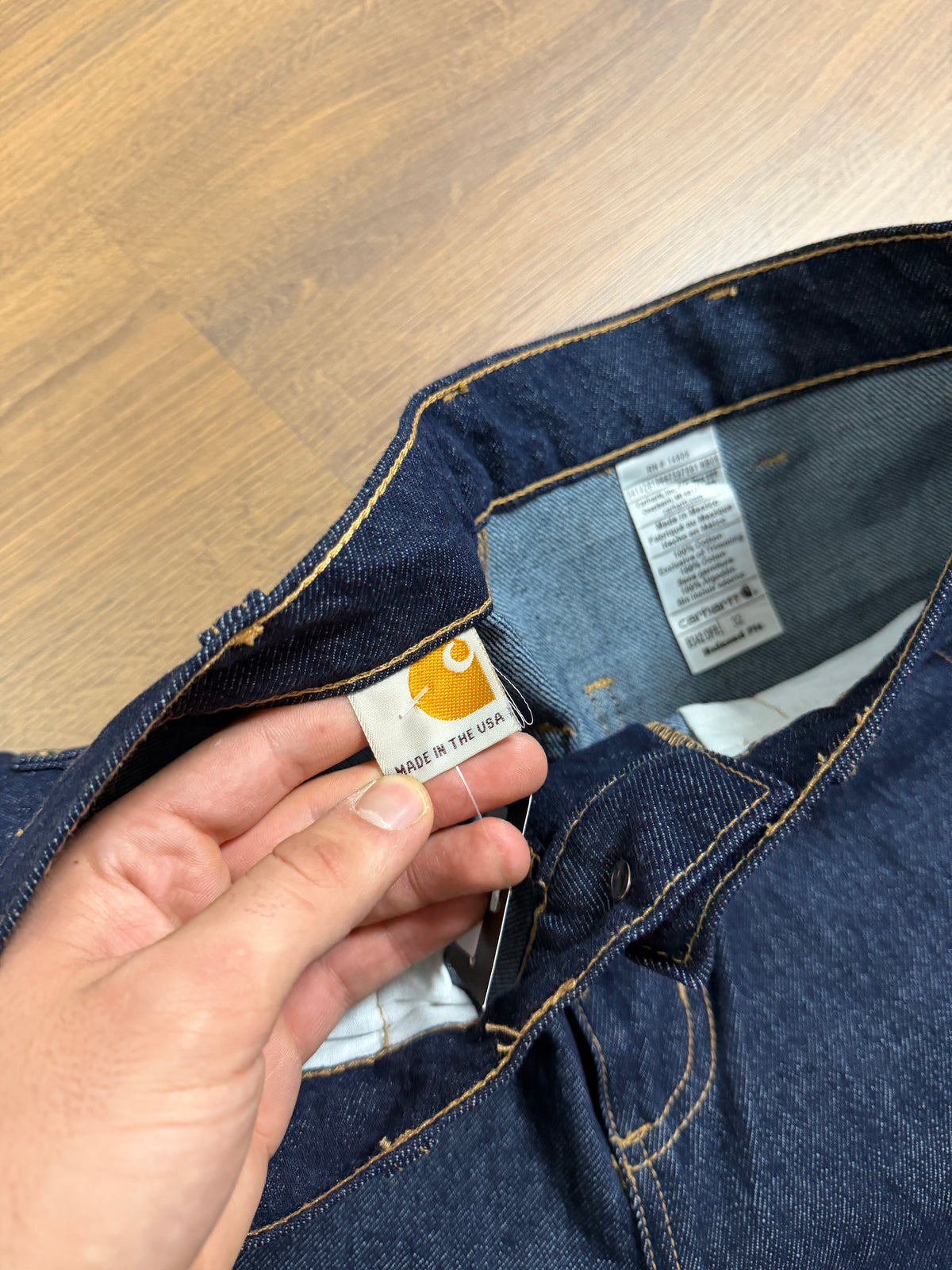 Carhartt Raw Denim Carpenter Jeans(32x30)