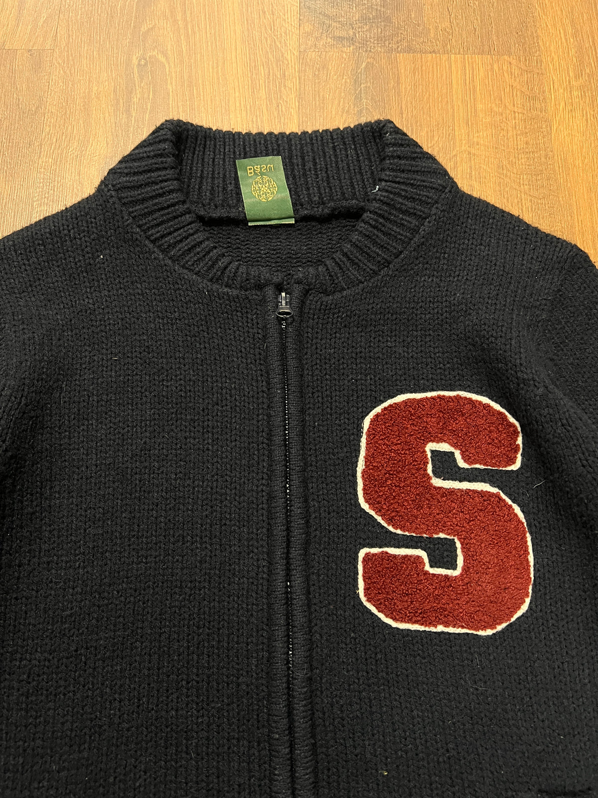 Vintage zip up knit (M)