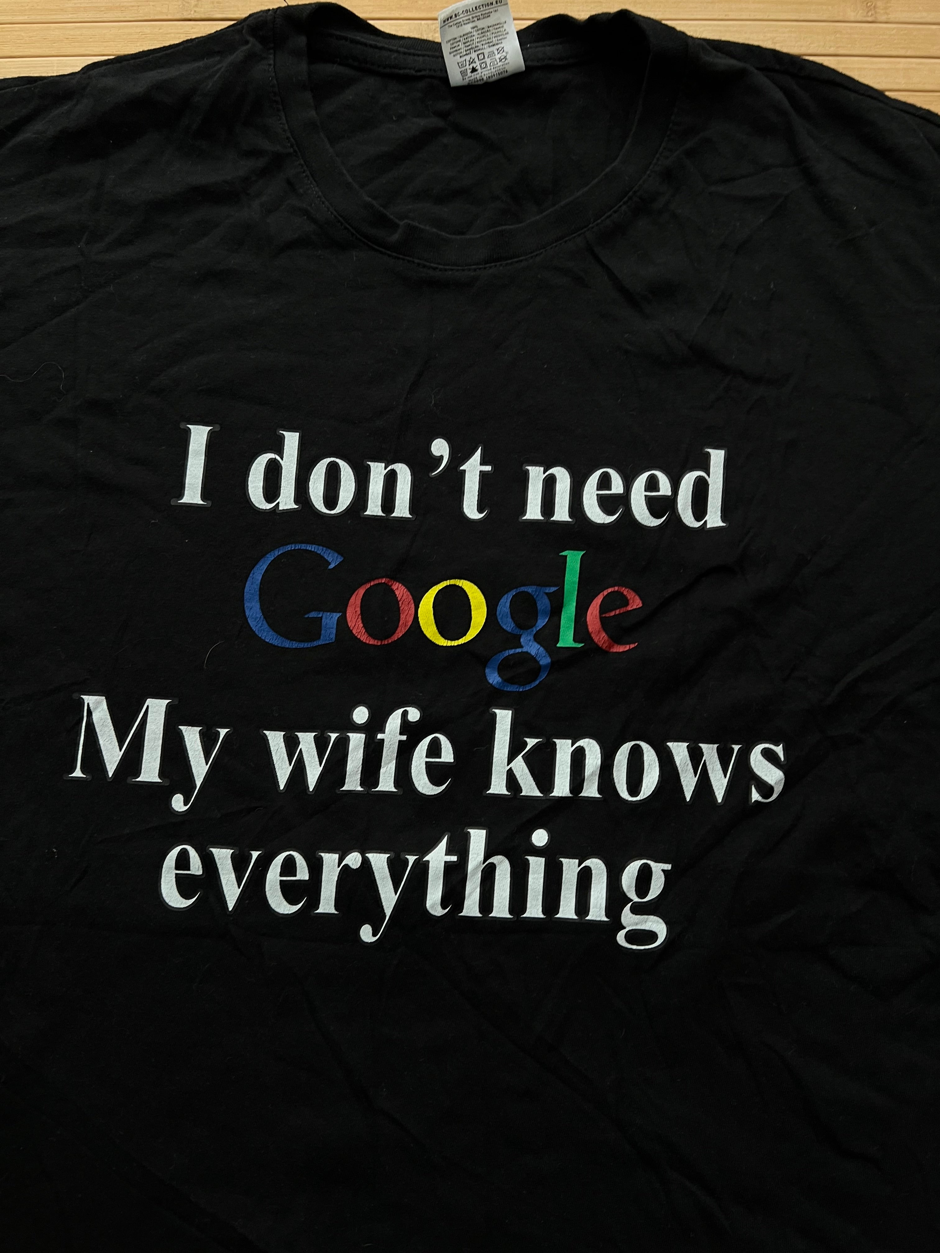 My wife Knows Everything (XL)