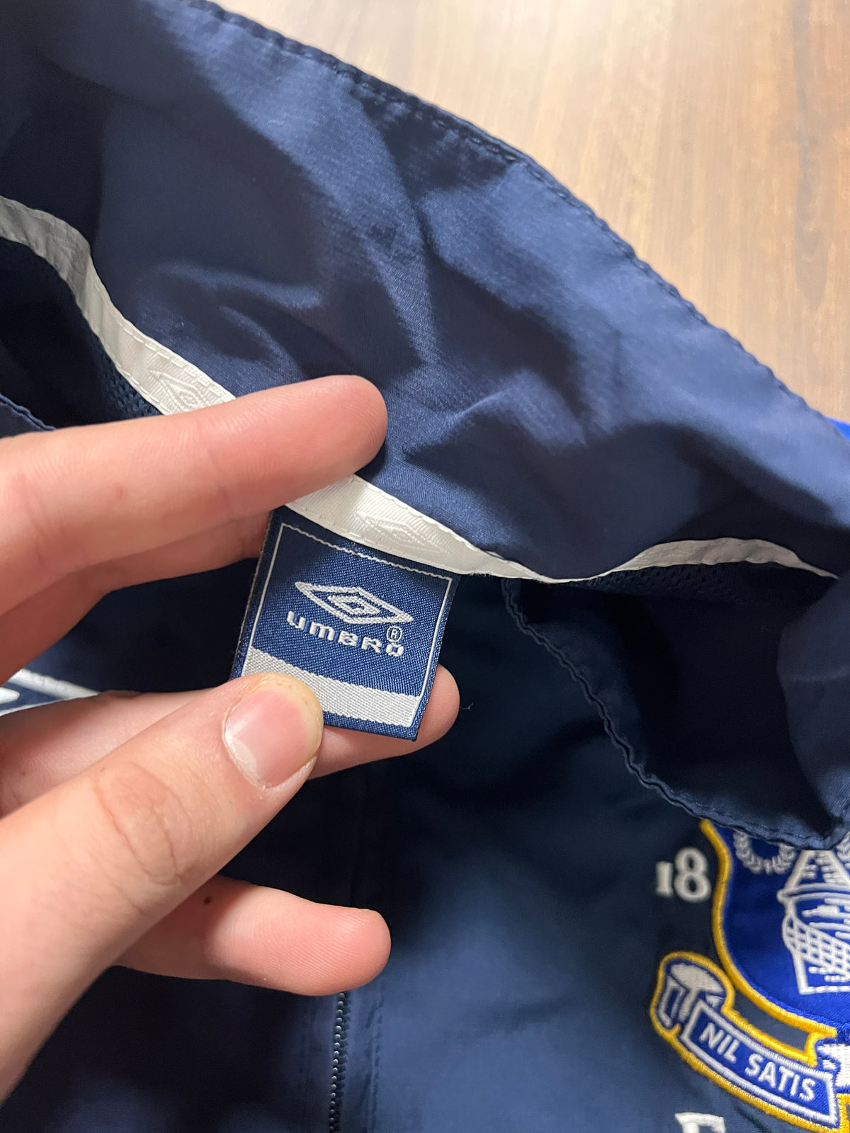 2007/08 umbro Vintage everton Jacket (M)