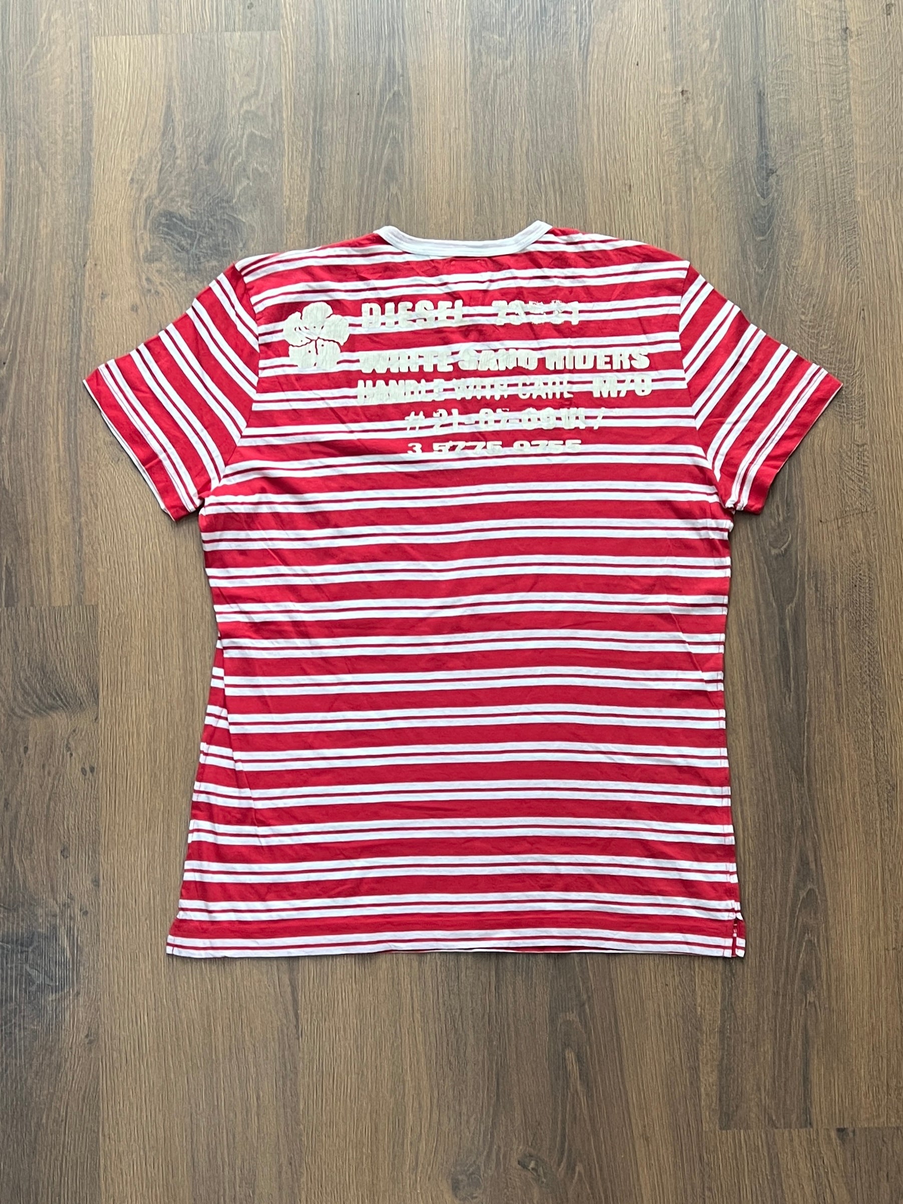 Diesel Vintage Striped T-Shirt (L)