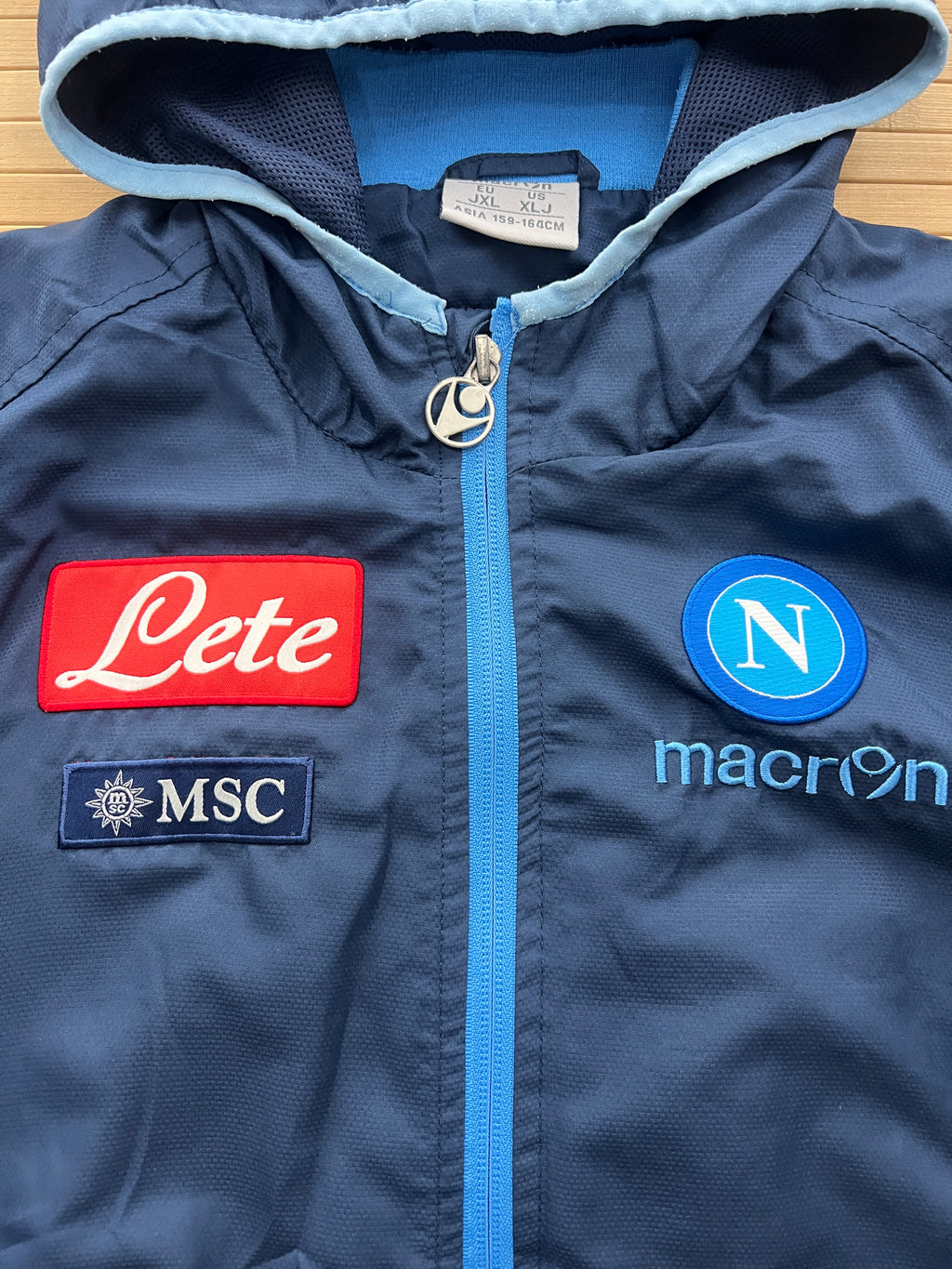 Napoli Macron Zip Up Hoodie (S)