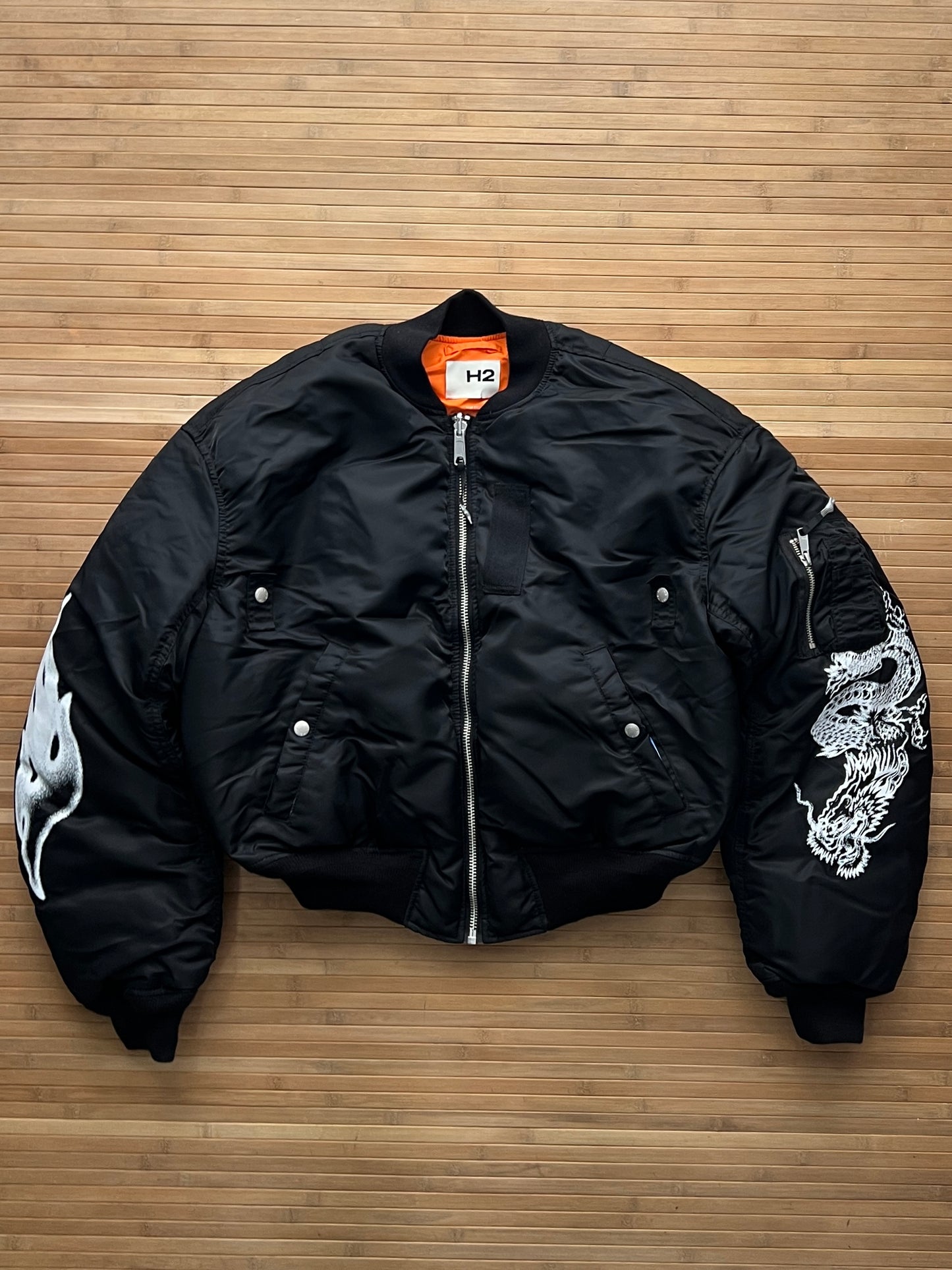 Reversible Heron Preston Cropped Jacket (S)