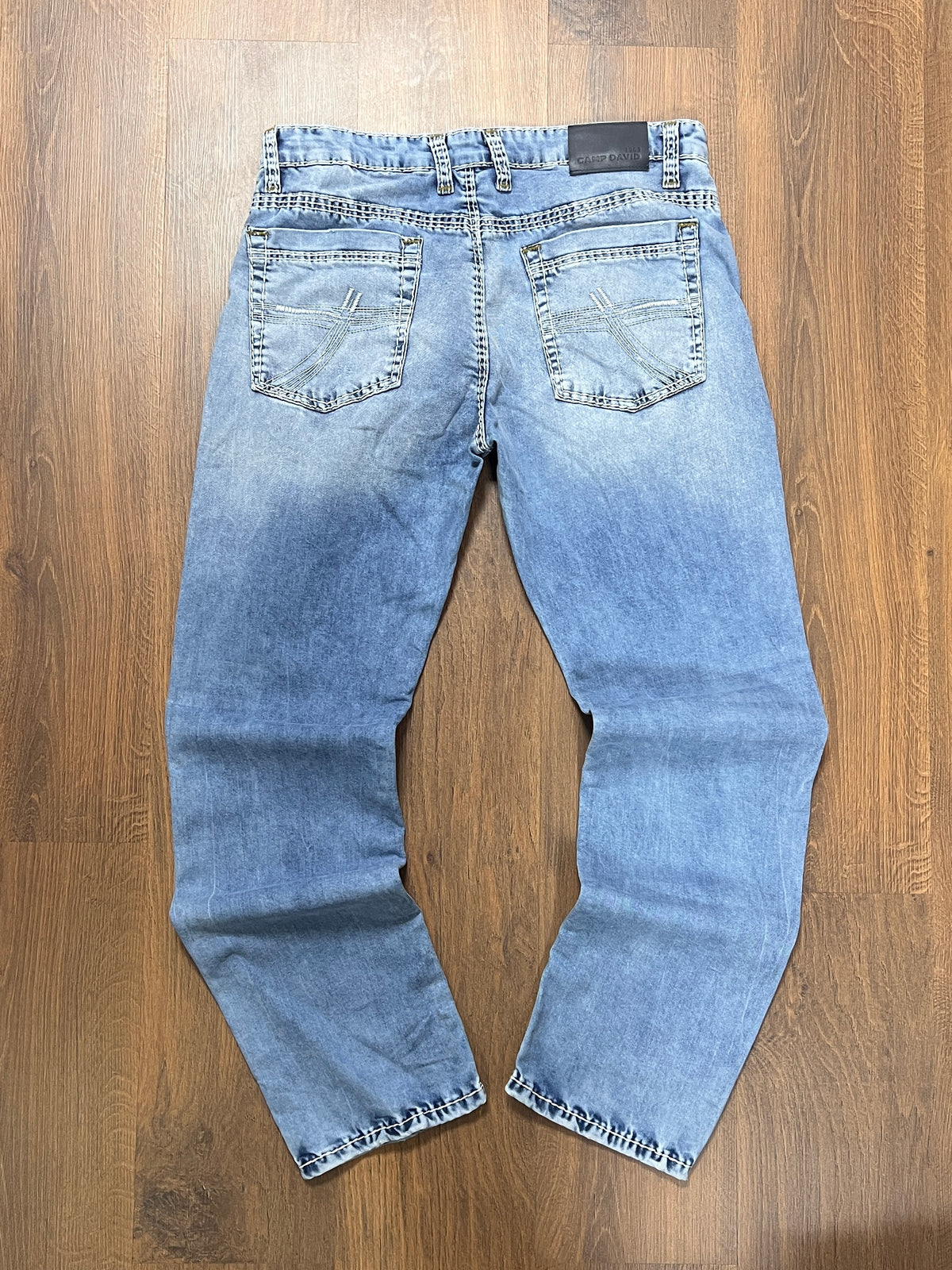 Camp David Y2K baby blue jeans (36x32)