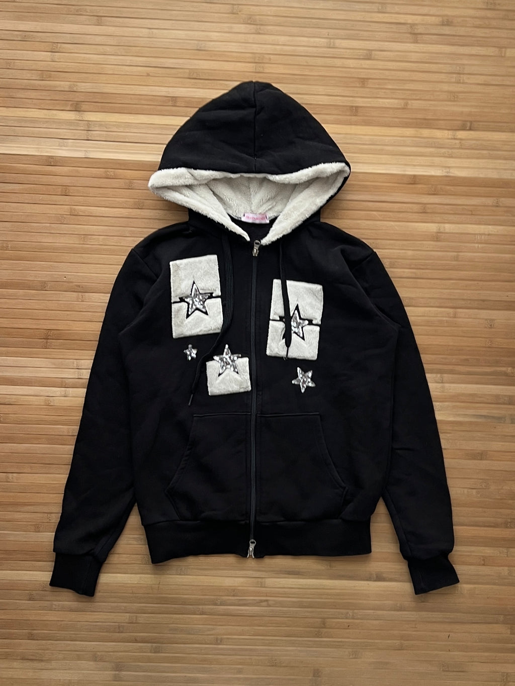 Star Fur Zip Up Hoodie🙋‍♀️ (M)