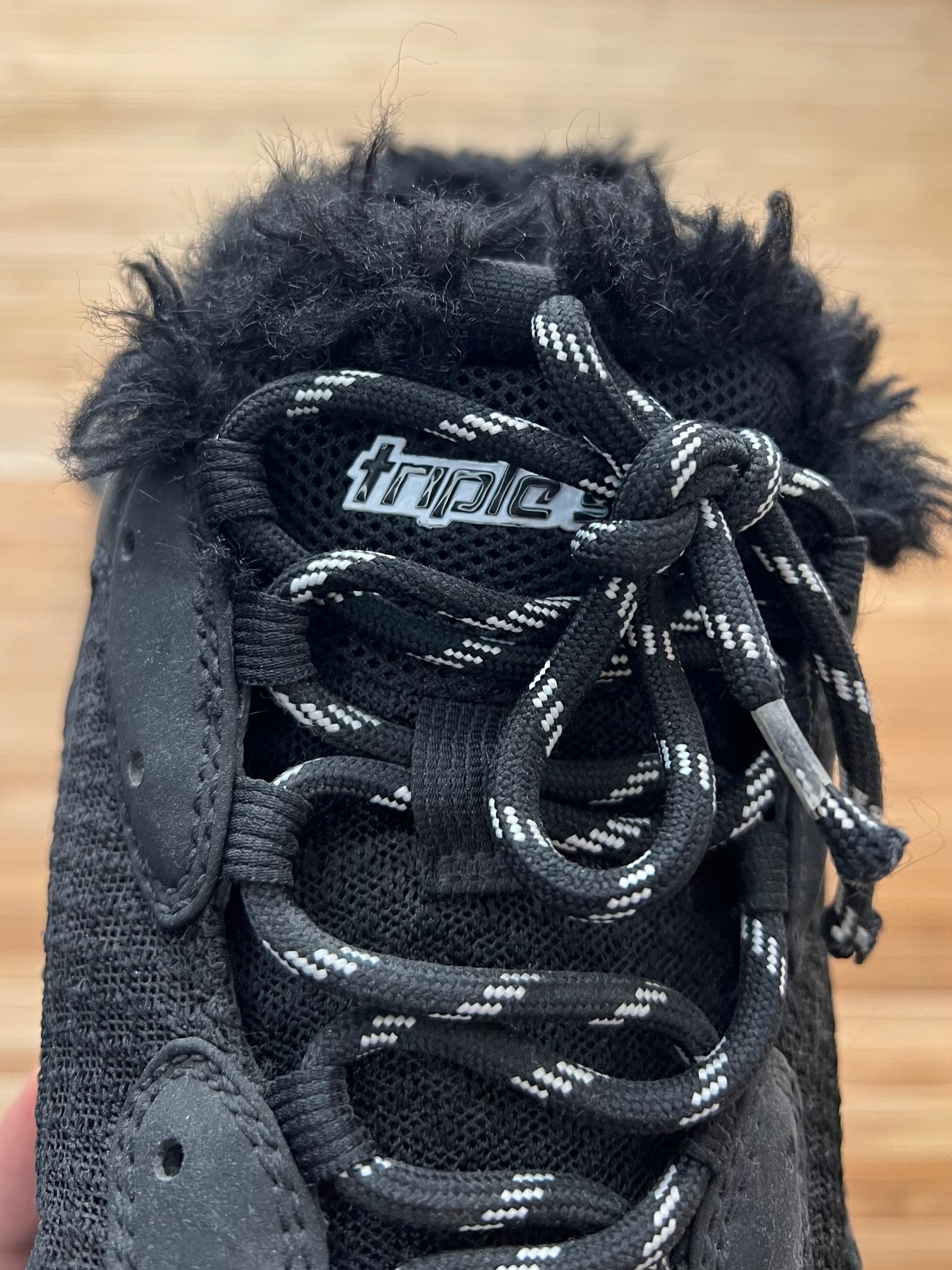 Balenciaga Triple S Limited Fur Edition (45)