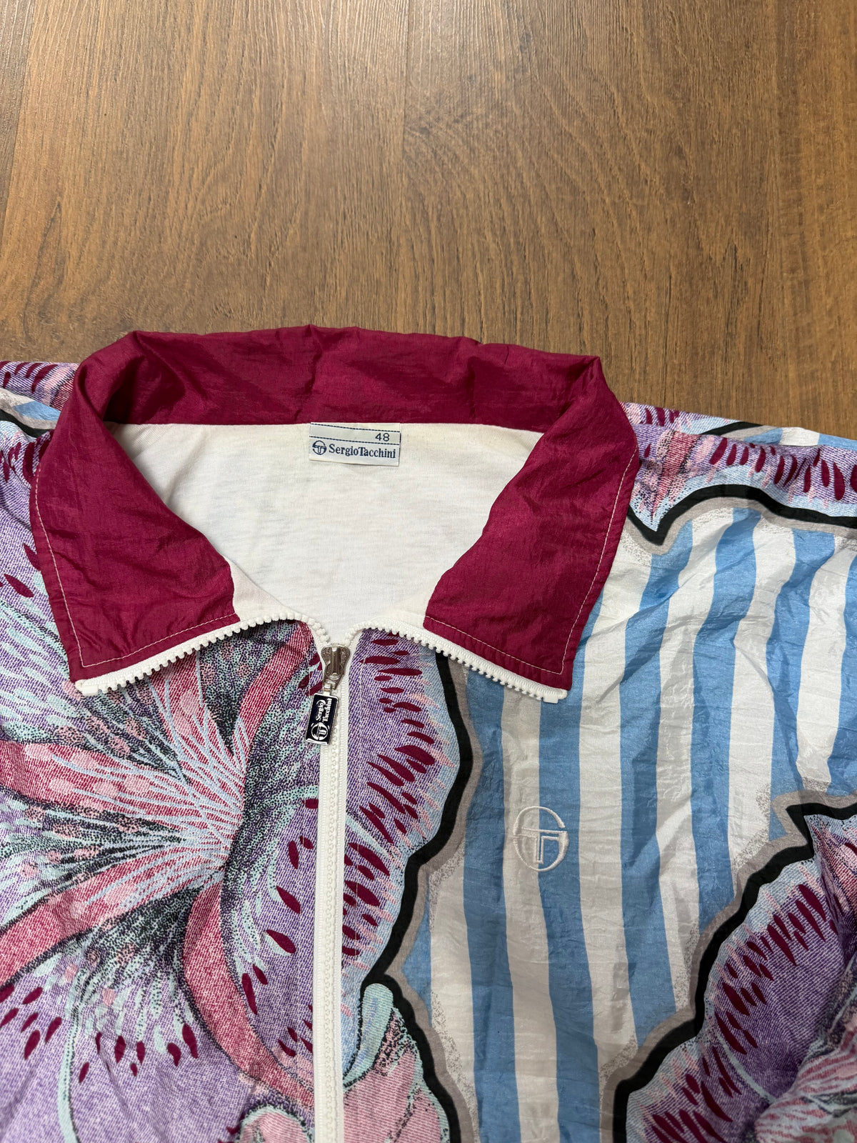 90s Sergio Tacchini Flower Track Jacket ( M)