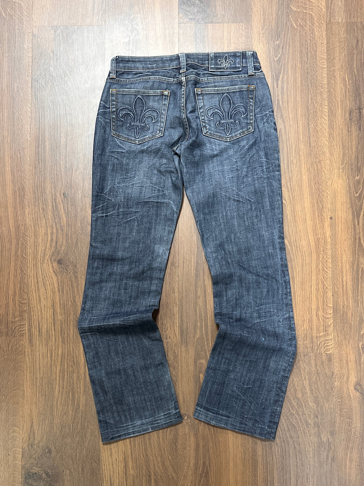 Floral Flared Jeans(28x30)