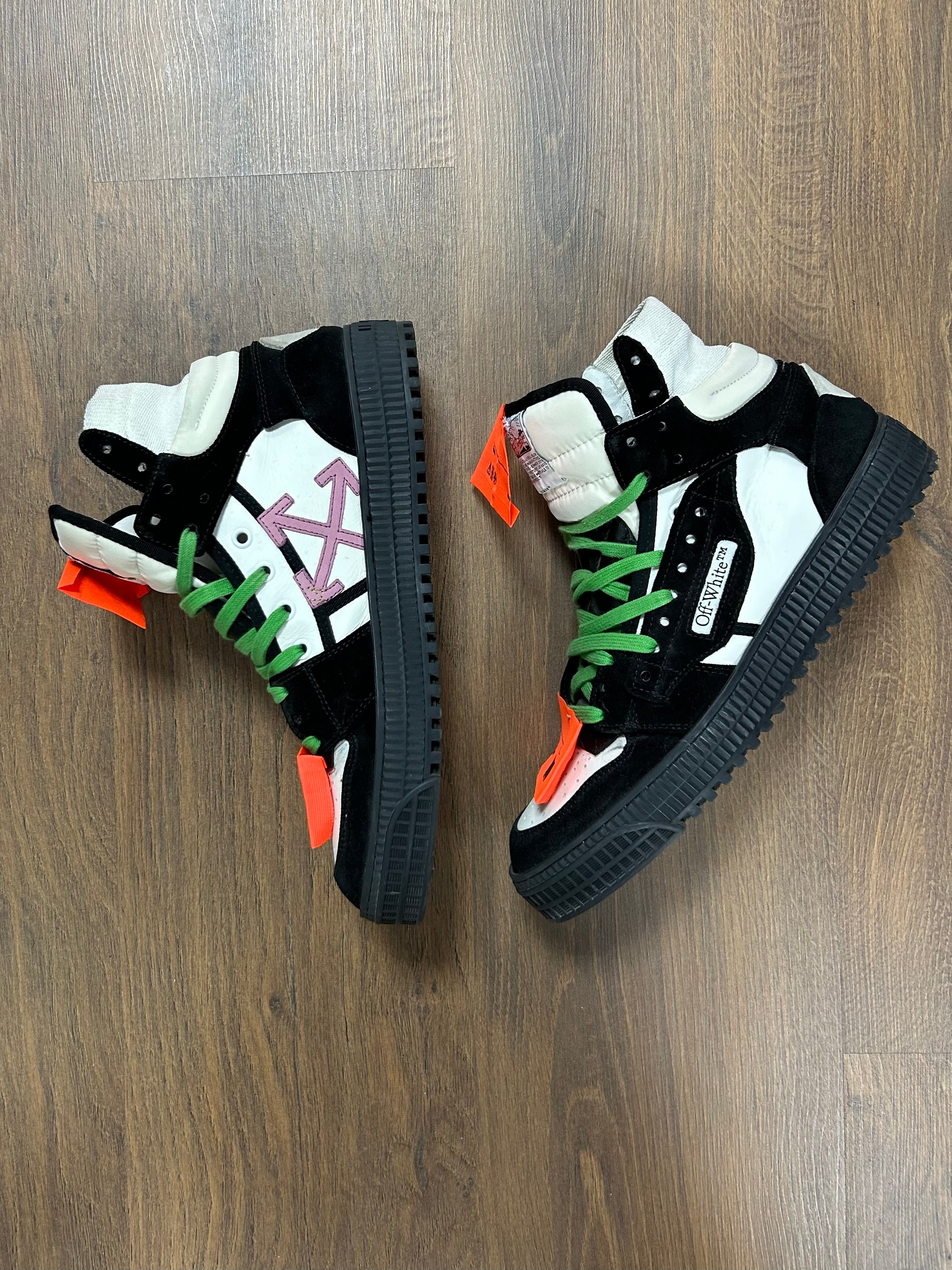 Off White 3.0 Off Court High Top Sneakers (42)