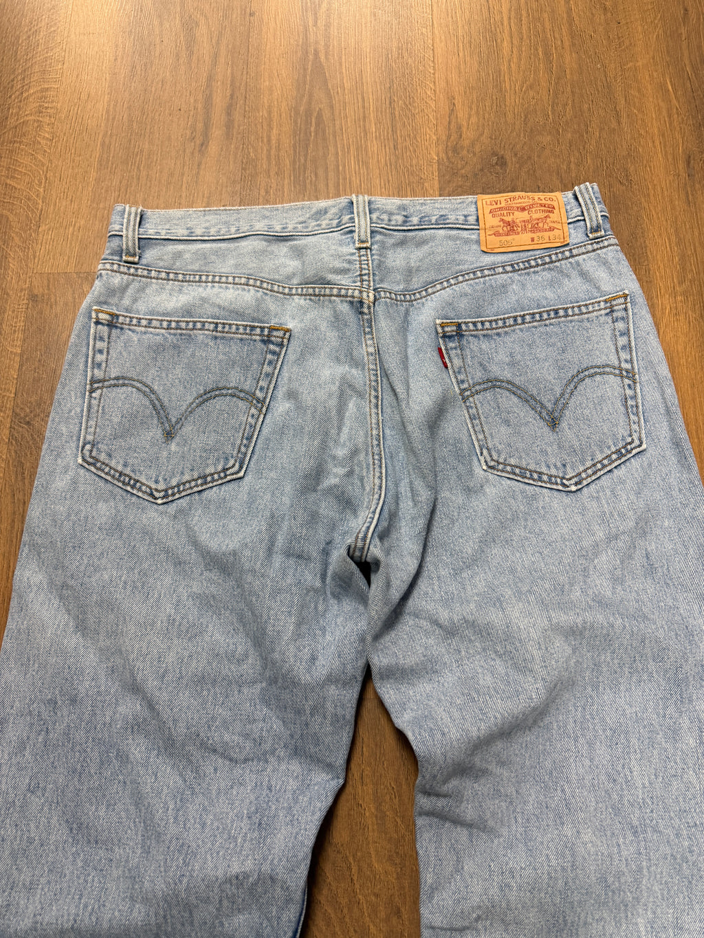 Levis 505 Regular Fit Jeans (34x33)