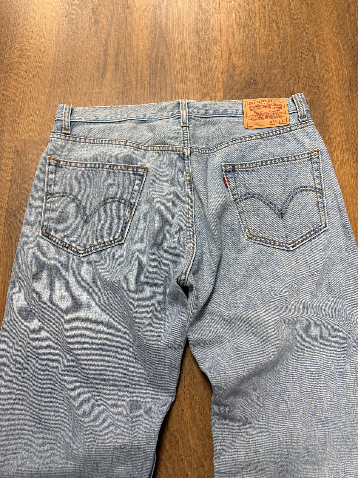 Levis 505 Regular Fit Jeans (34x33)