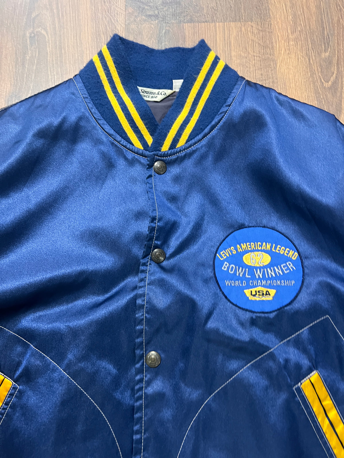 Levis 90s Bowl Winner Satin Jacket(M)