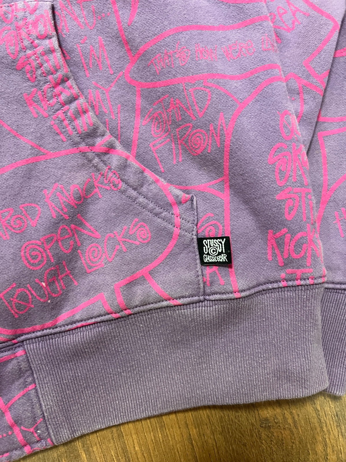 Stussy 2000s Zip Up Hoodie (L)