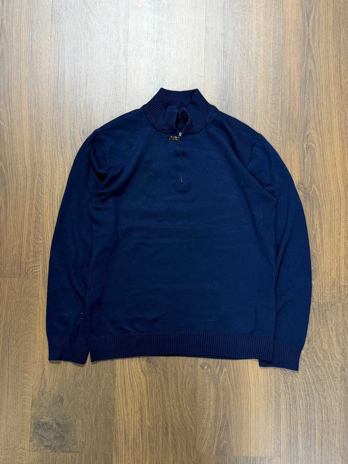 Navy Quarter Zip (S)