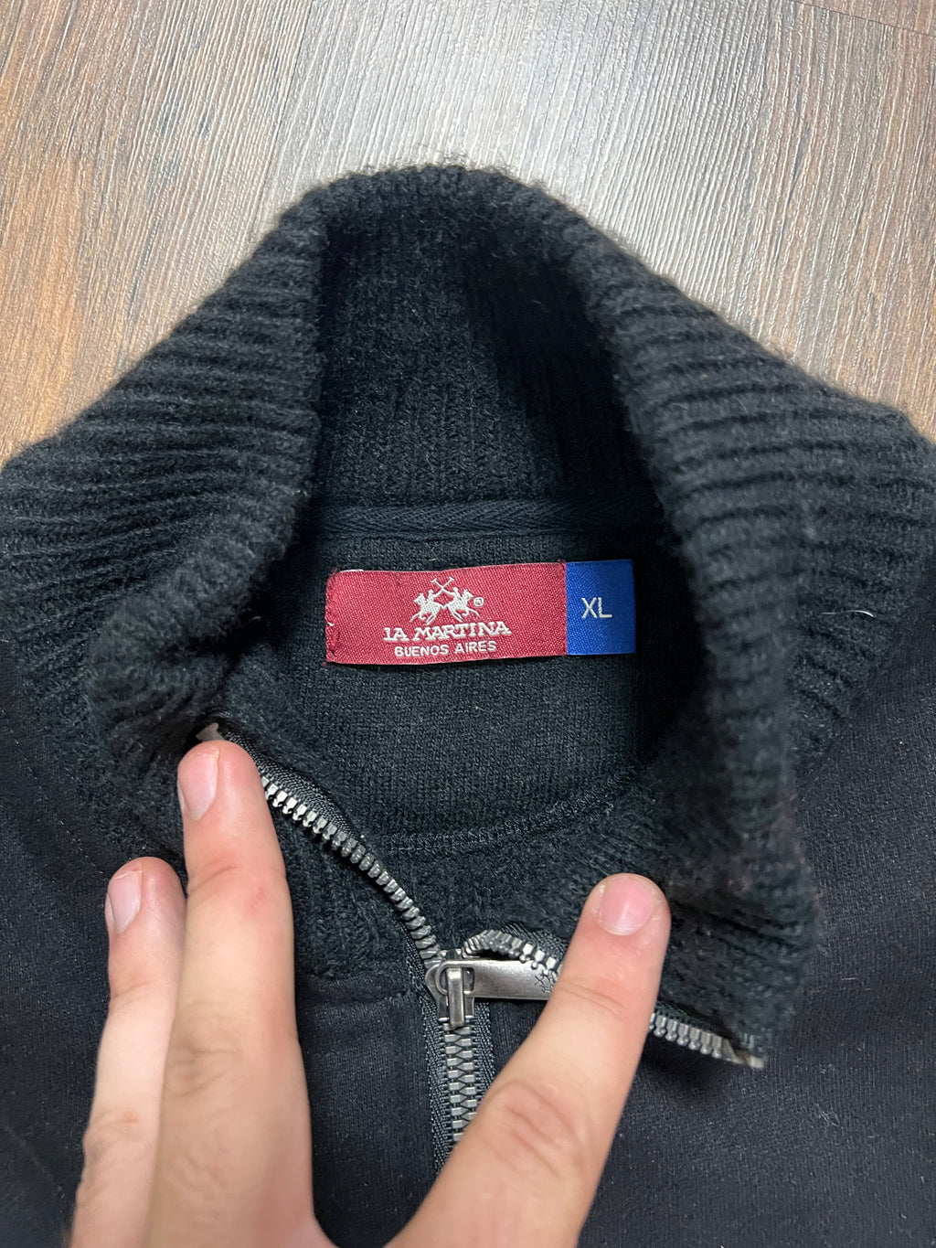La Martina Wool zip up (L)