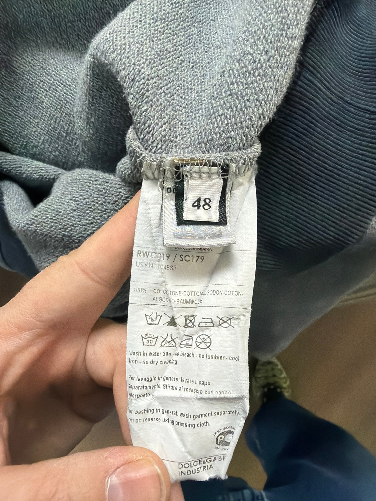 Dolce Gabbana archive Cut The Rules Hoodie (M)