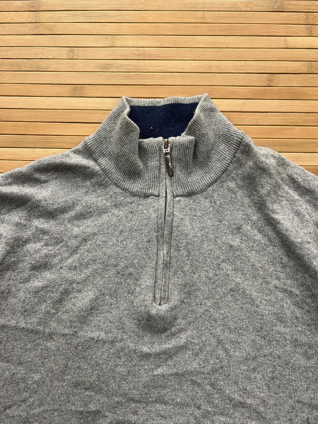 Grey Quarter Zip (M)