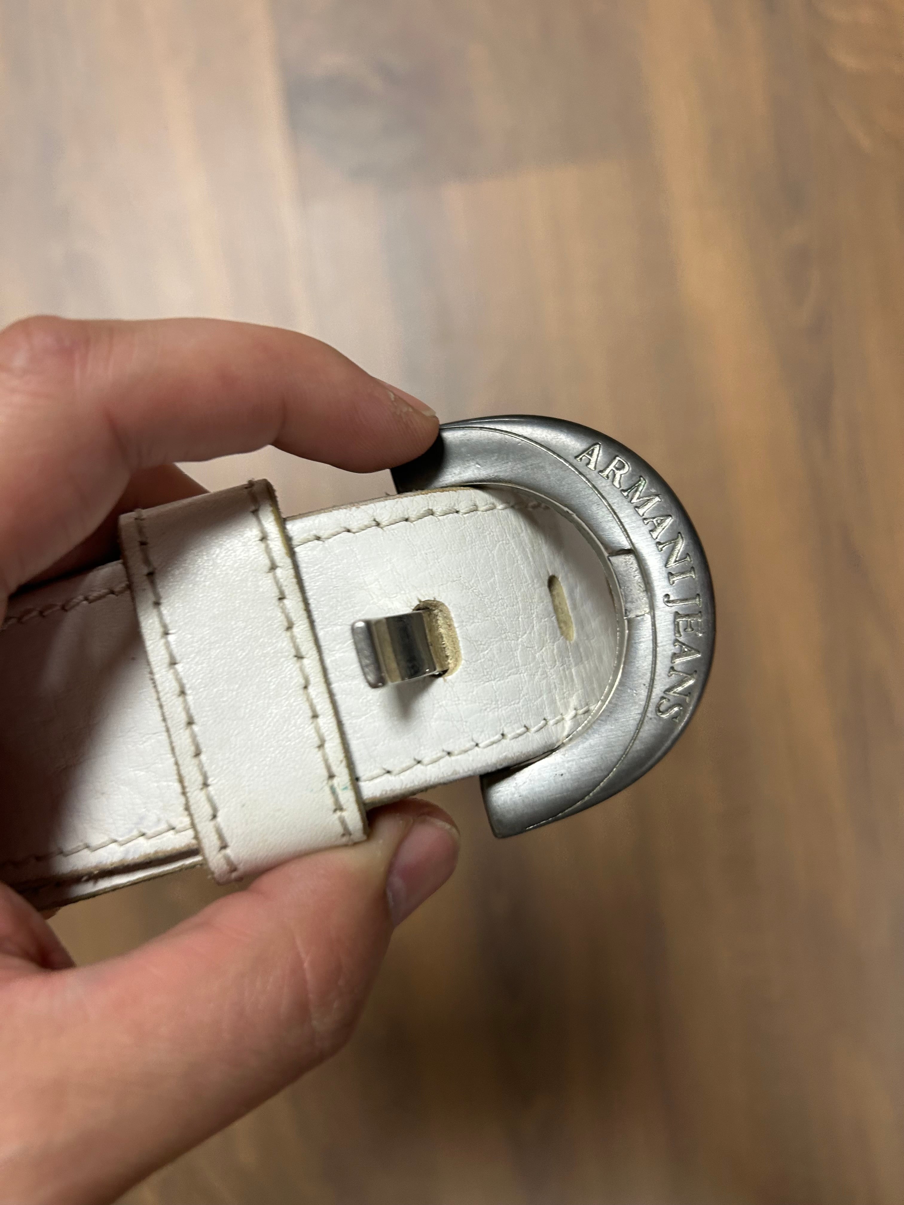 Vintage Armani Leather Belt (32/36)