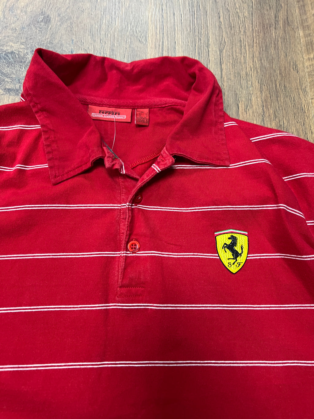 Ferrari Striped Polo (L)