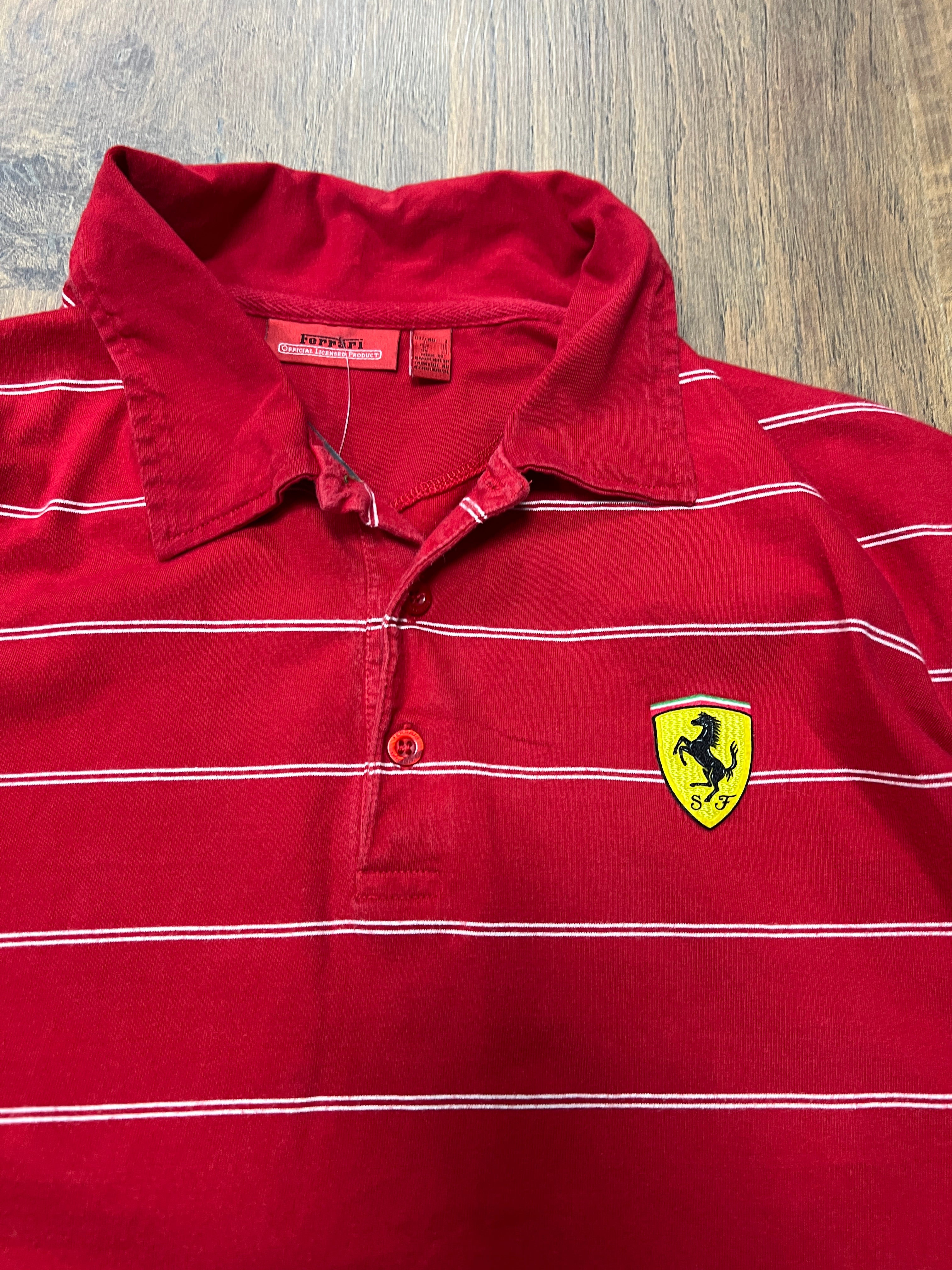 Ferrari Striped Polo (L)