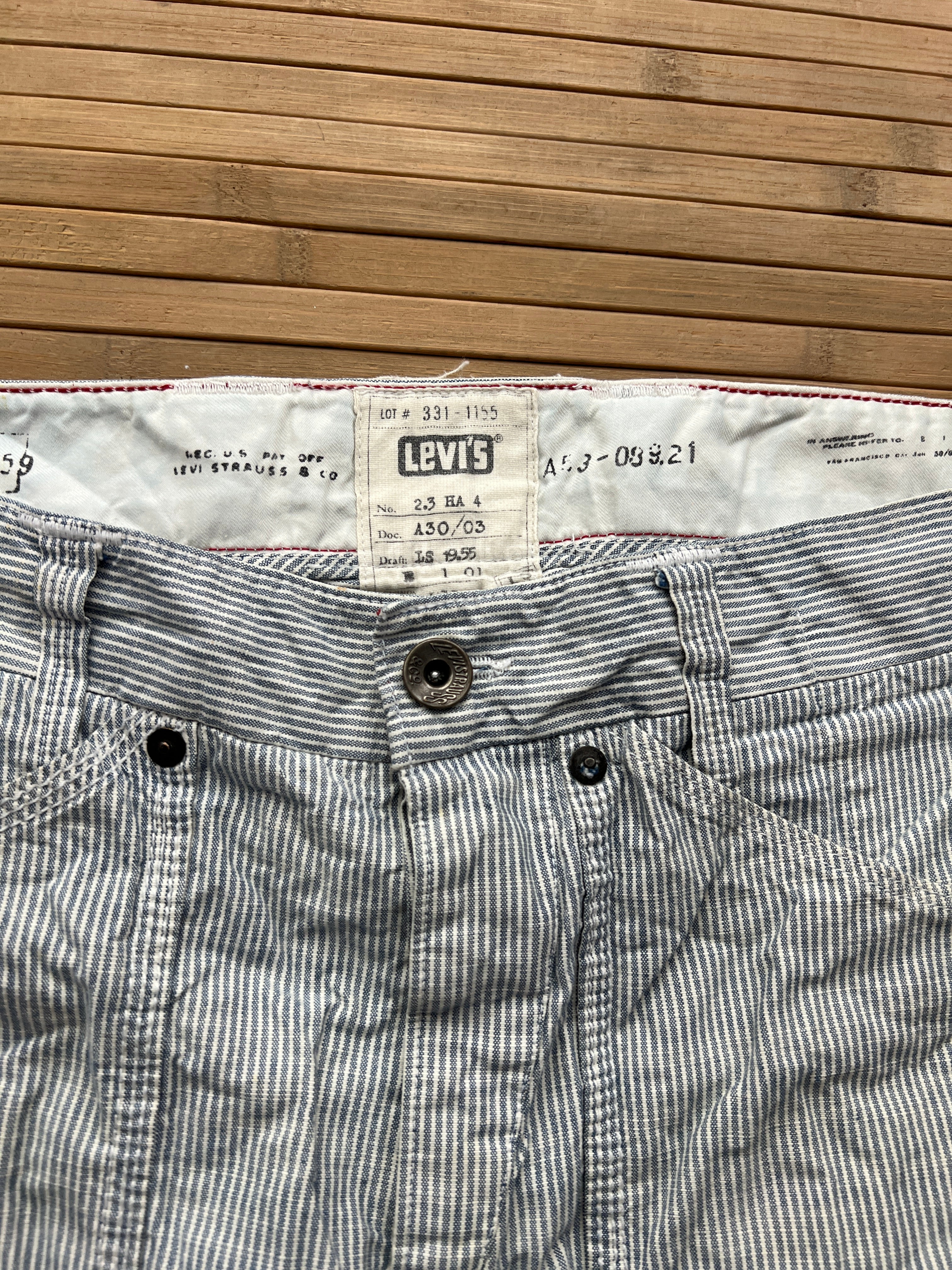 Levis Carpenter Striped Pants
(34x32)