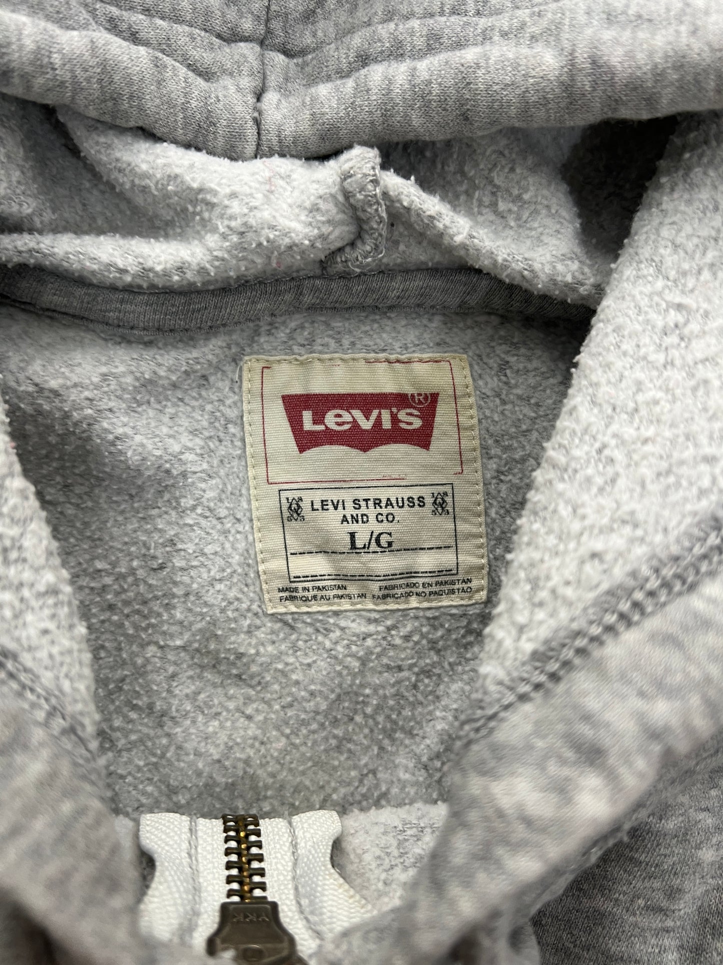 Levis Zip Up Hoodie (M)