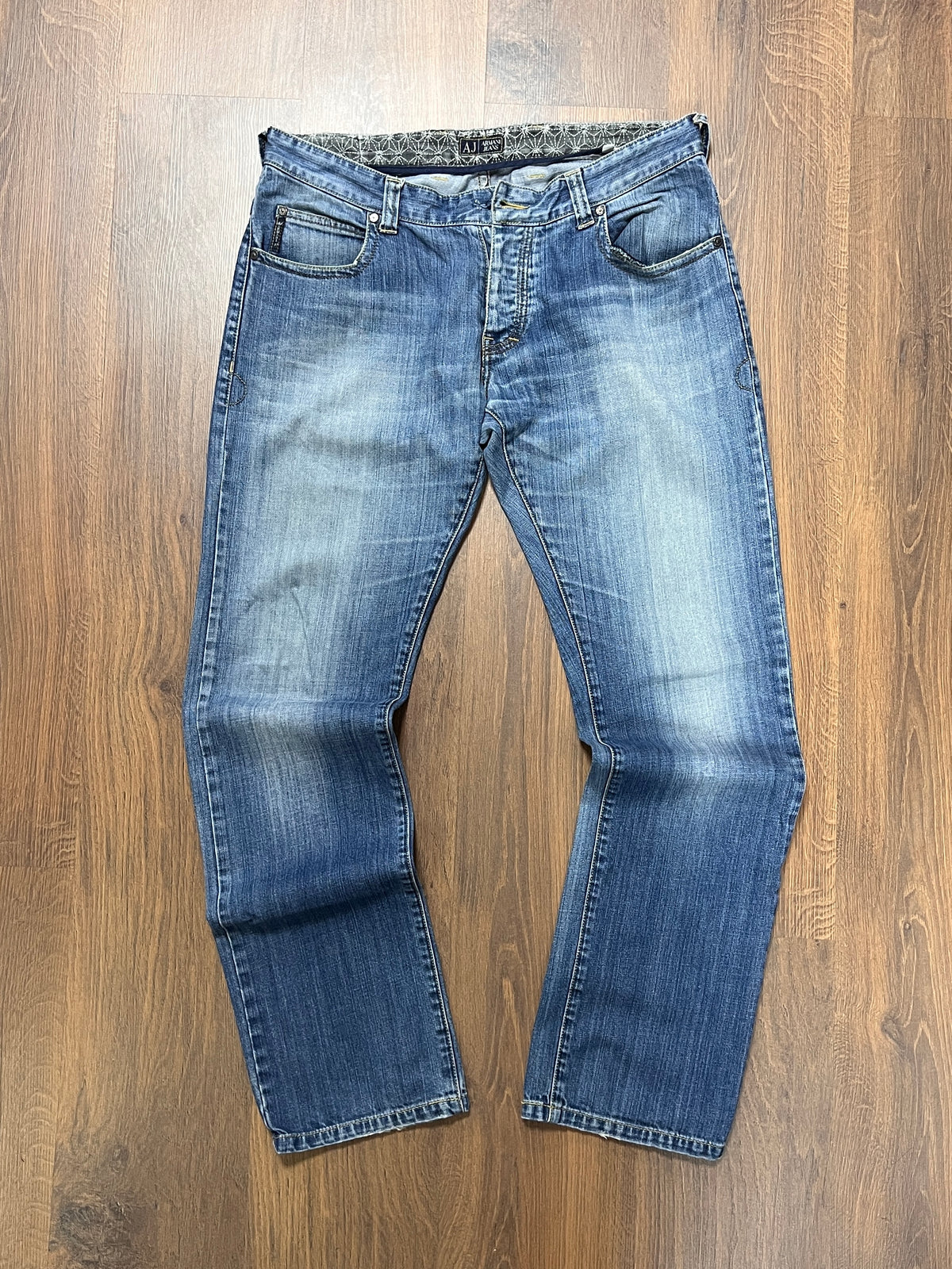 Floral Flared Jeans(28x30)