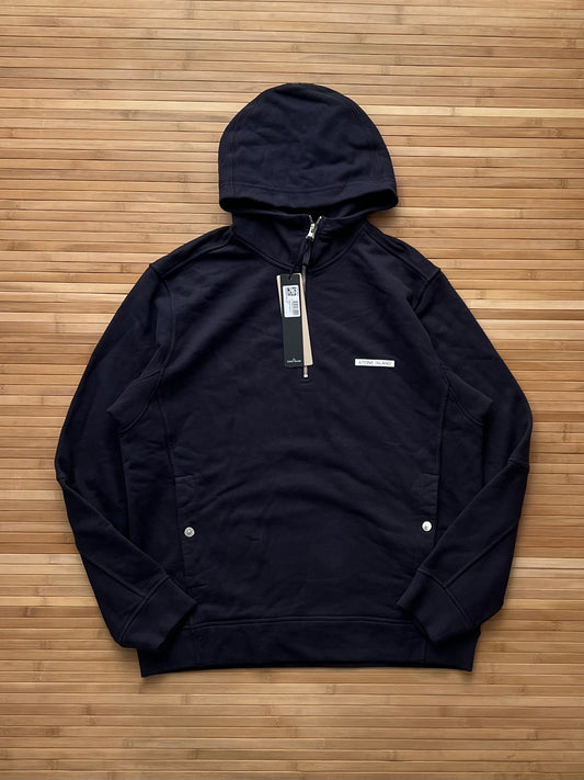 Stone Island 1/4 Zip Up Hoodie New with Tags (L)