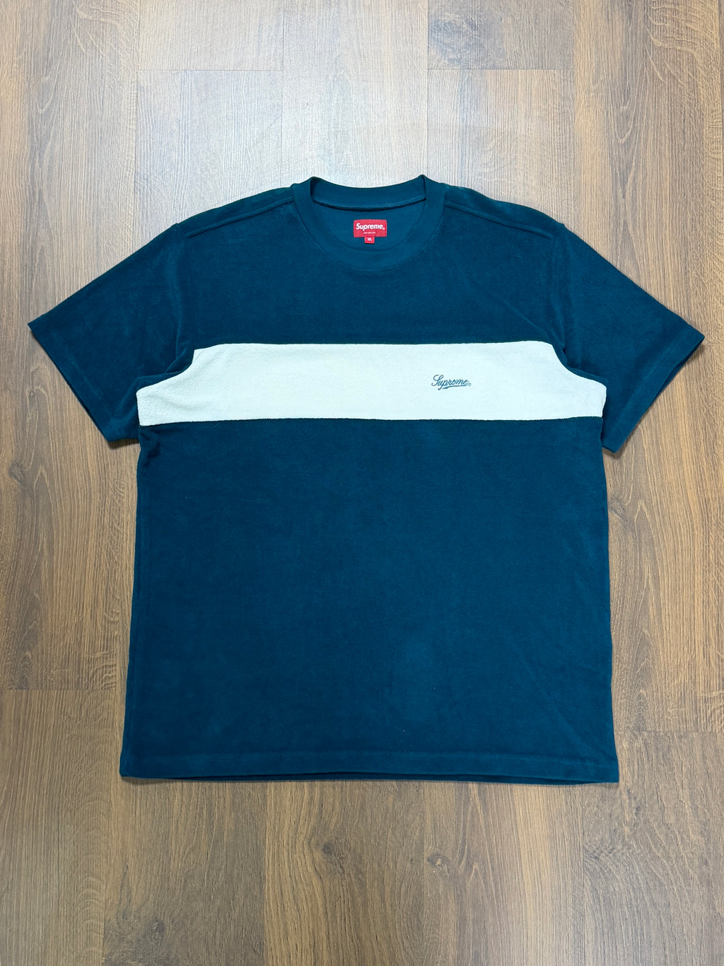 Supreme Rug Stripped Tshirt (XL)