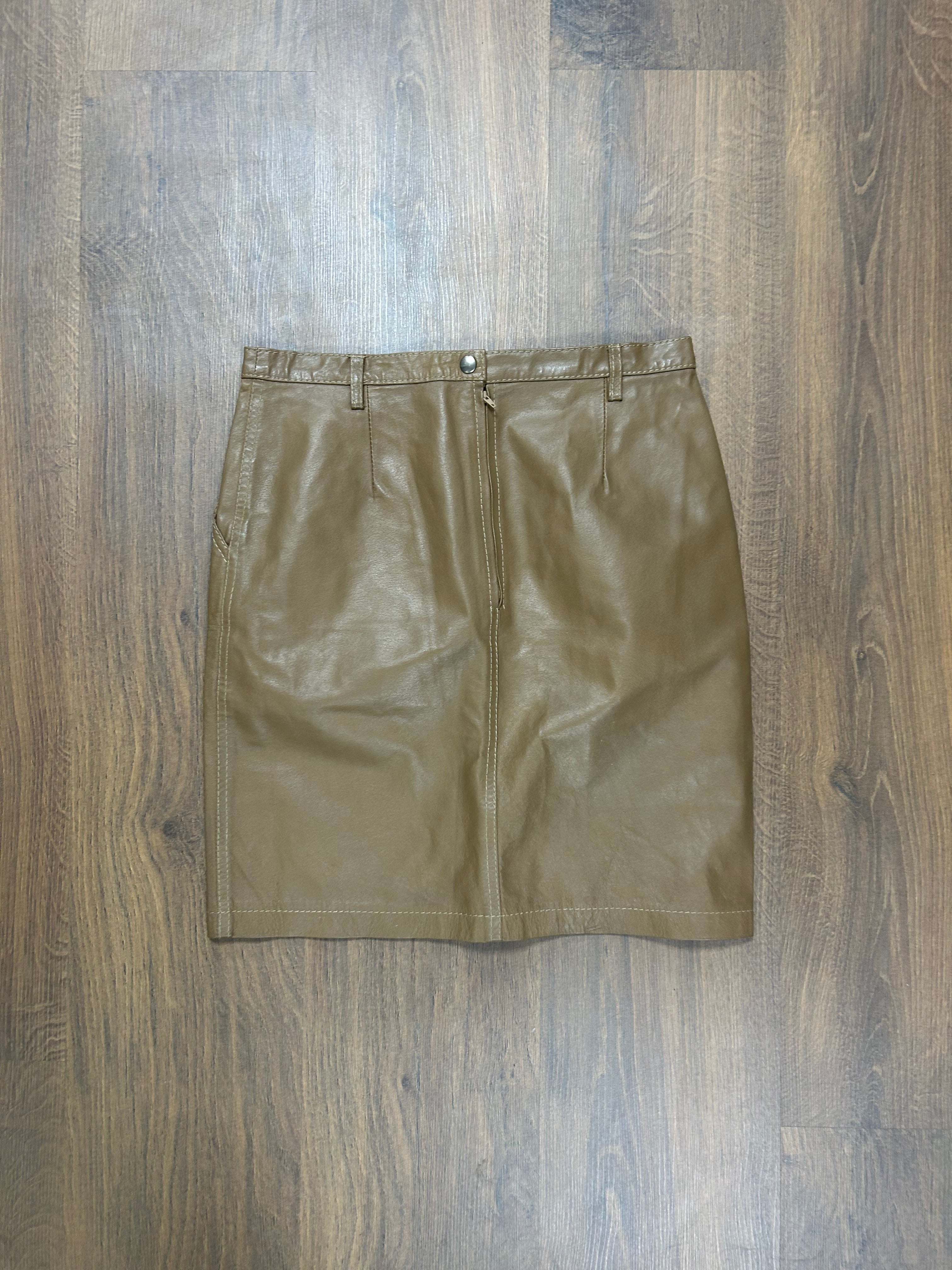 Real Leather Skirt (28)