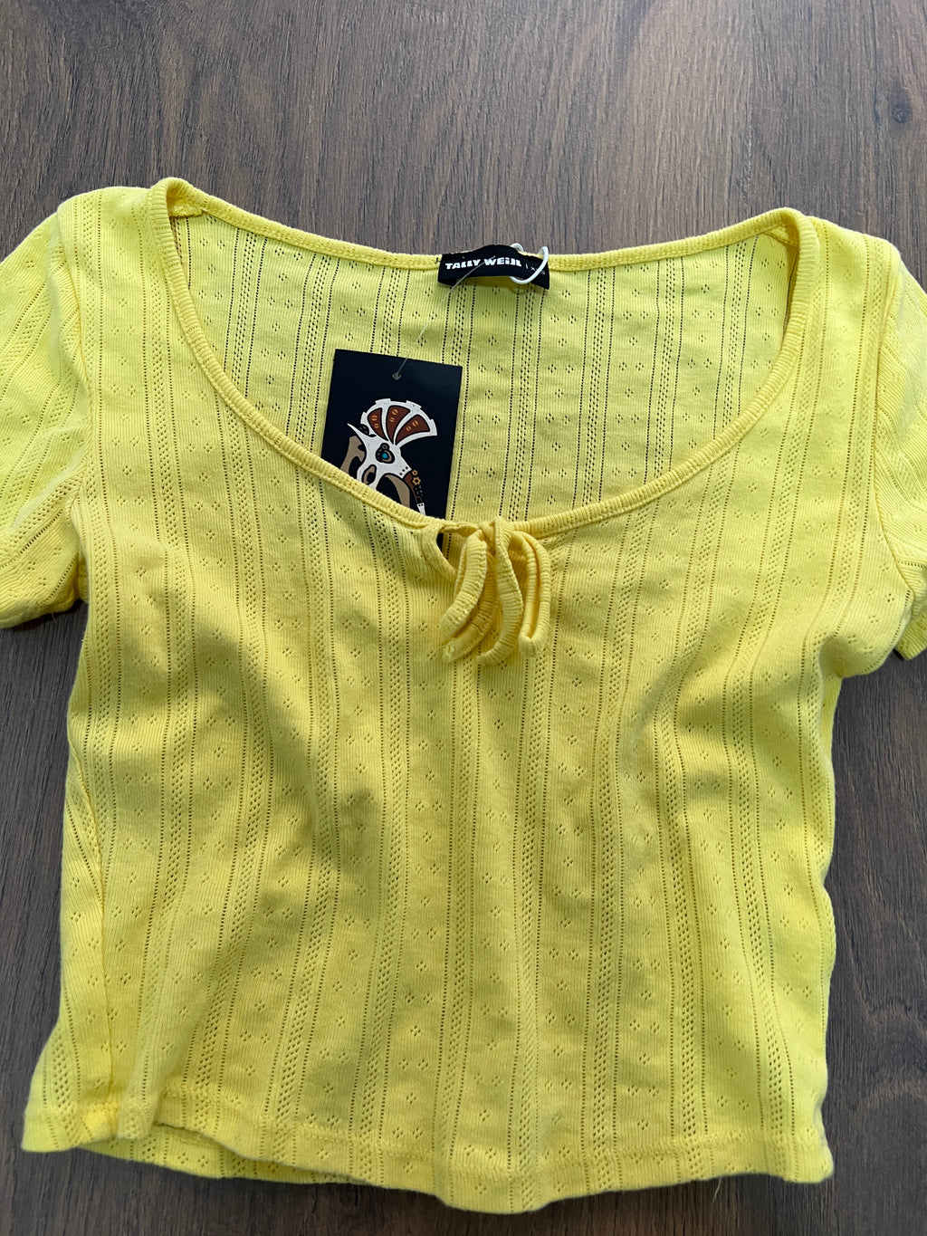 Tally Weil Yellow Top🙋‍♀️ (S)