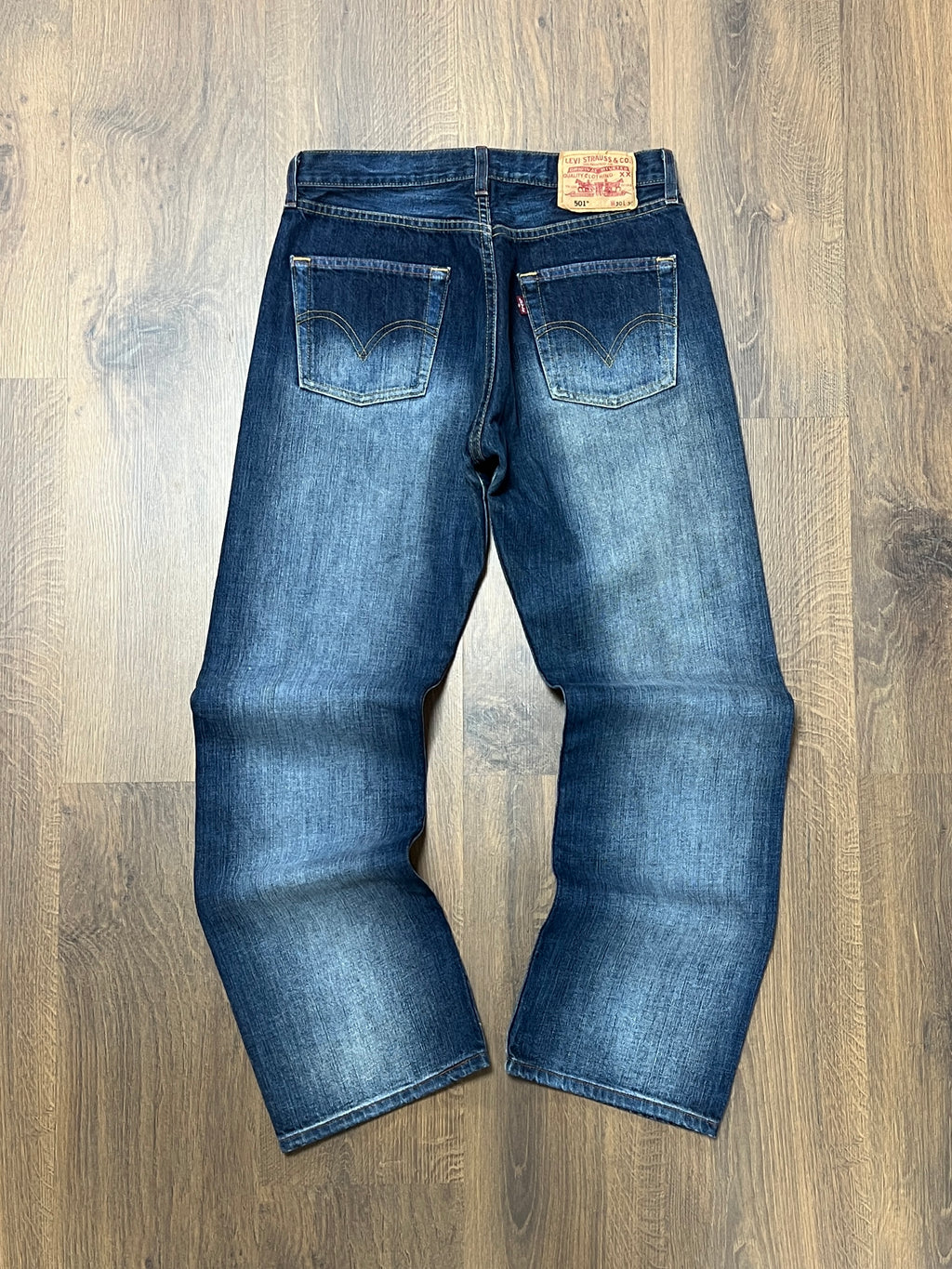 Levis 501 washed jeans (30x30)