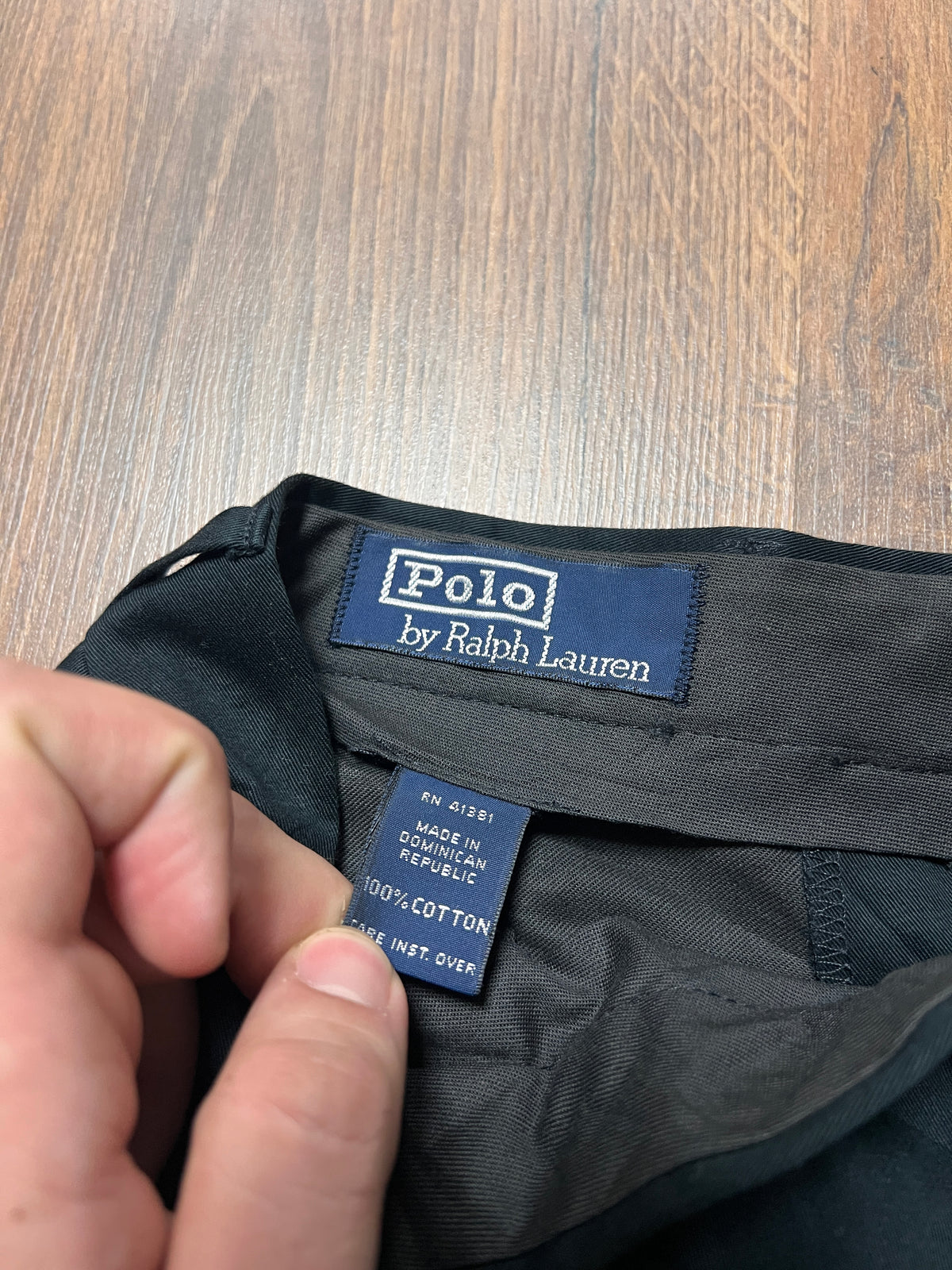 Black Polo Chino Pants(32x30)