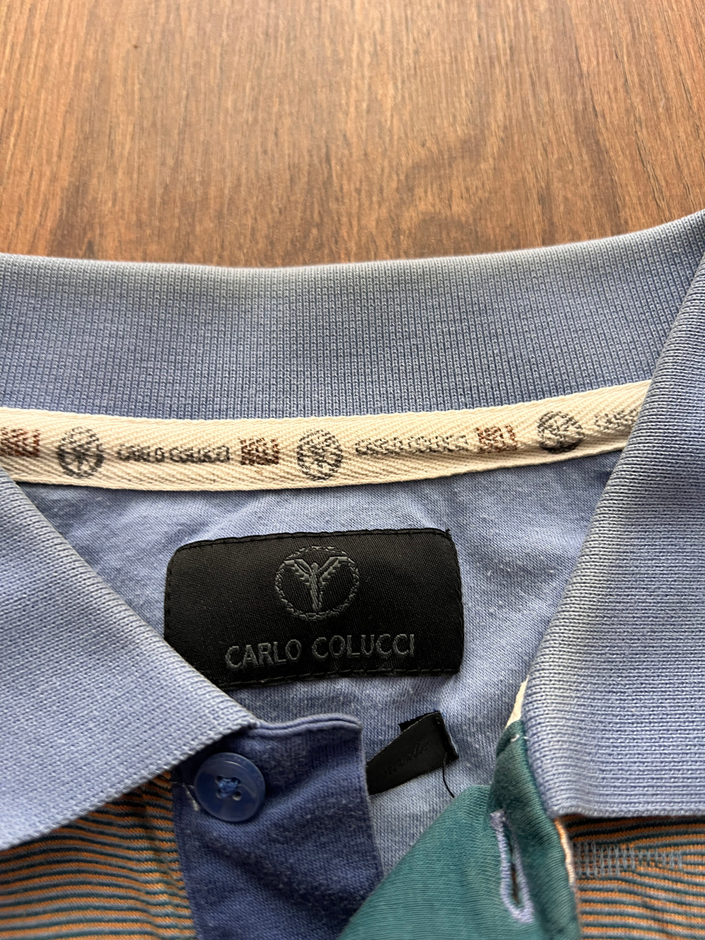 Carlo Colucci Striped Polo (L)