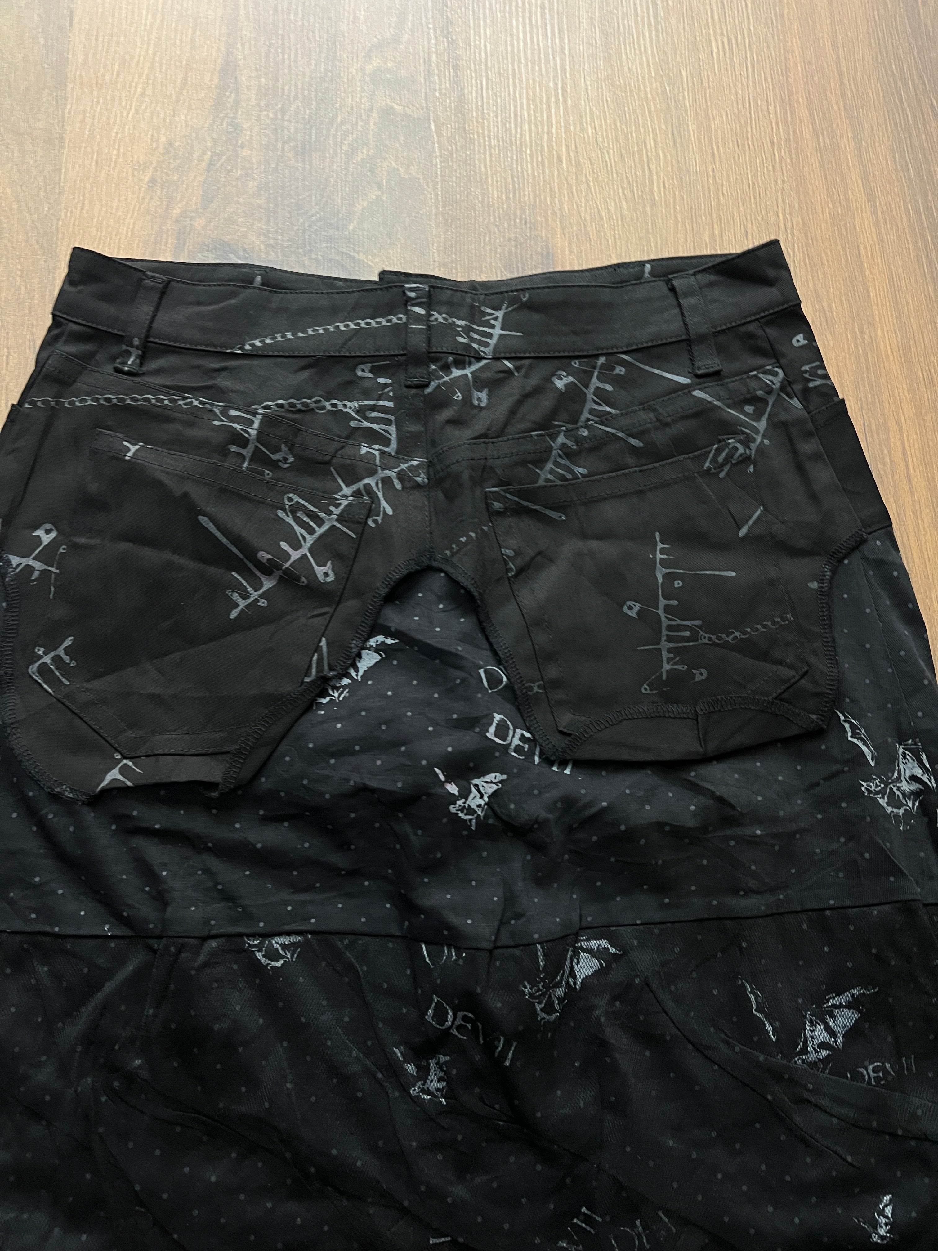 Brand New Bat goth skirt (28)