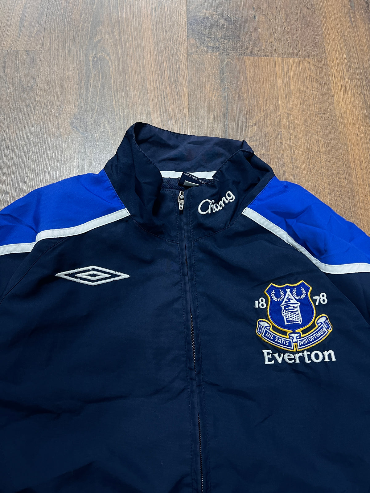 2007/08 umbro Vintage everton Jacket (M)