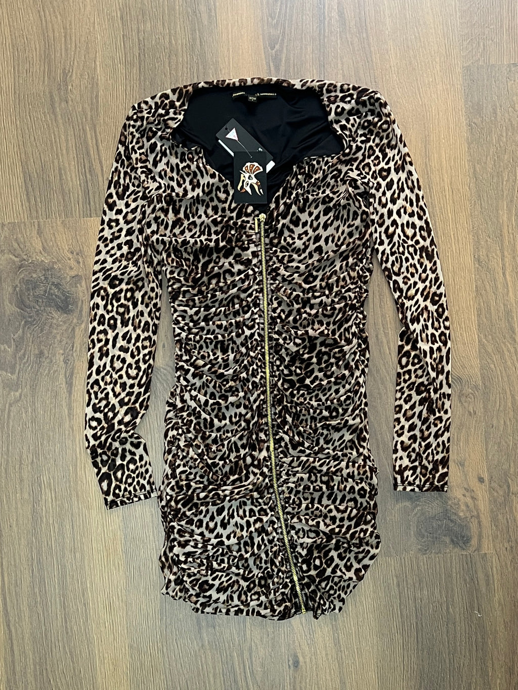 Guess Chetah Mesh Dress New with tags🙋‍♀️ (L)