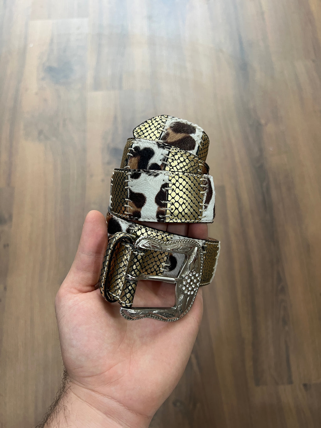Cow/Snake Skin Belt (33)