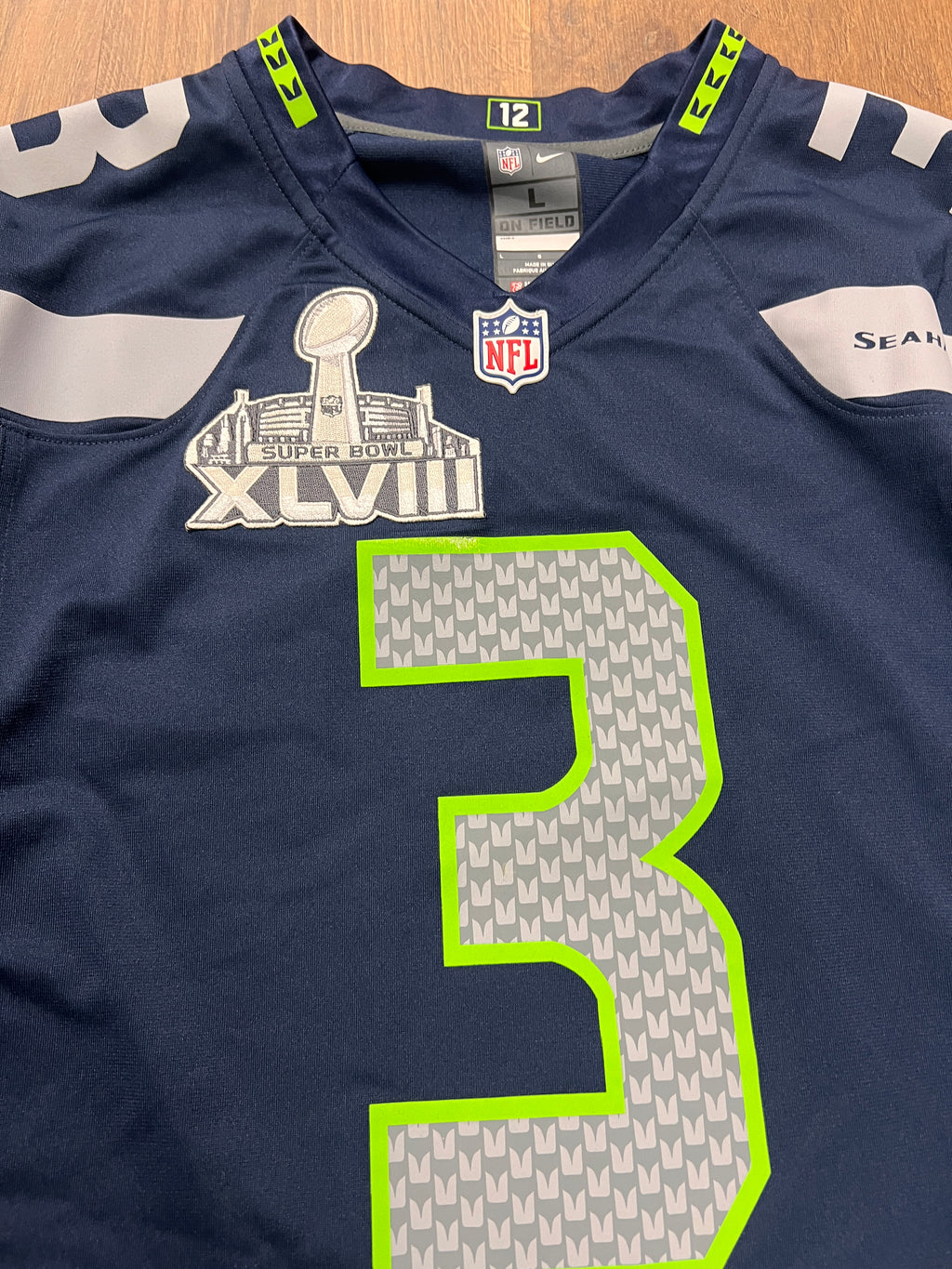 Seahawks Wilson NFL Jersey (XL)