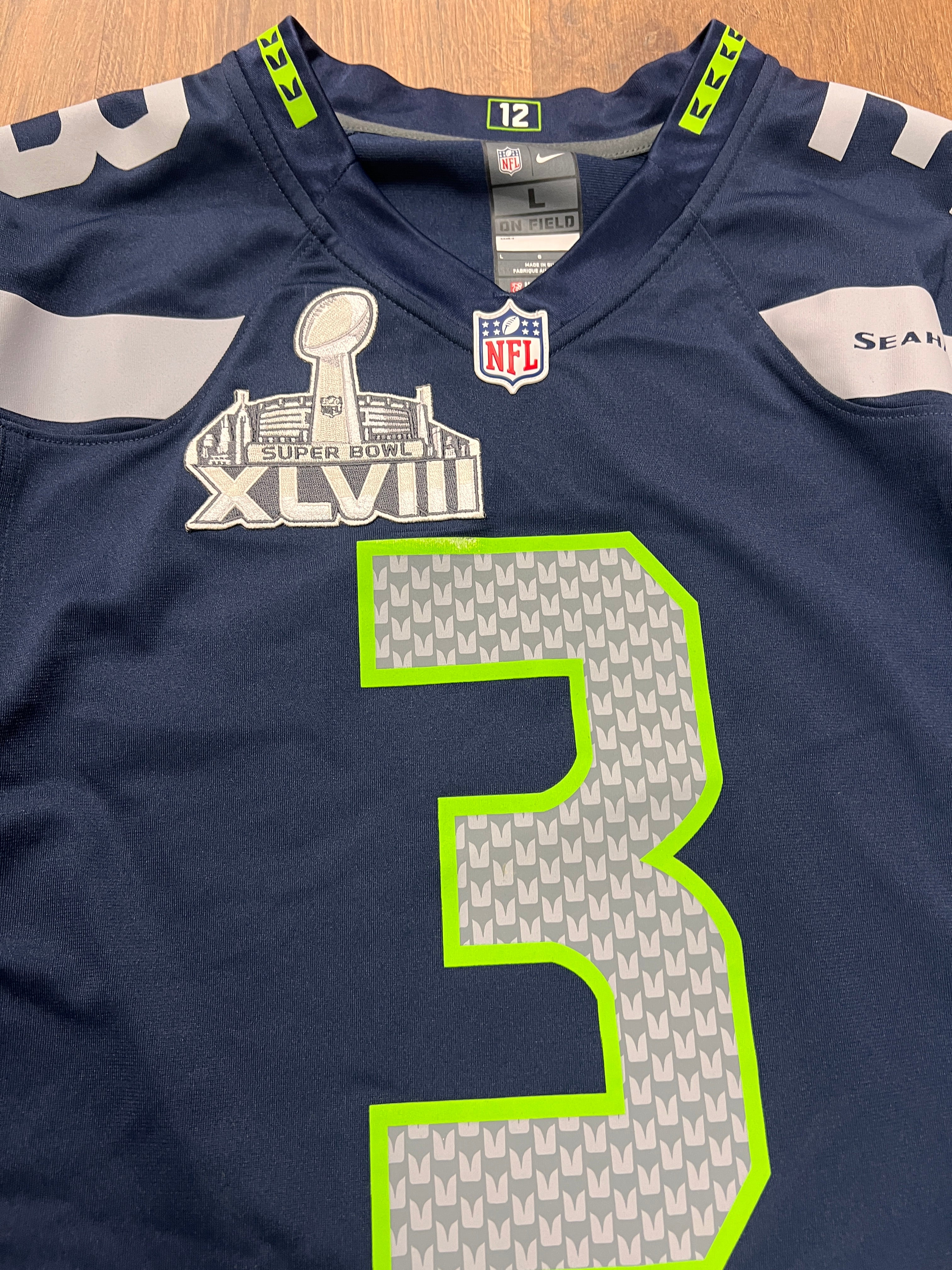 Seahawks Wilson NFL Jersey (XL)