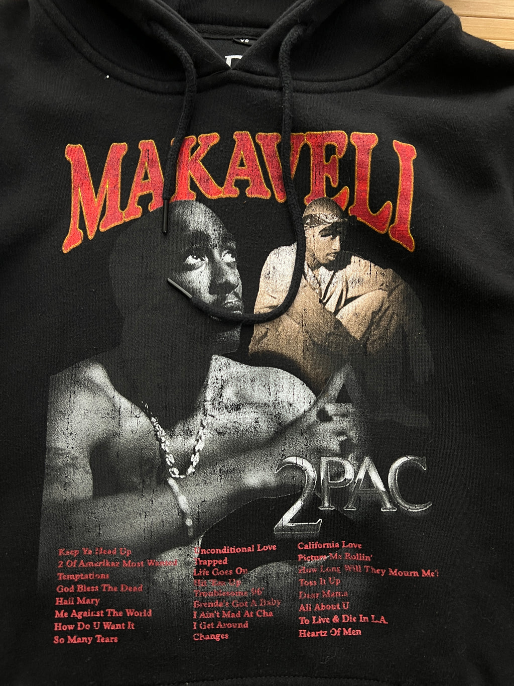 Makaveli 2 Pac Hoodie (S)