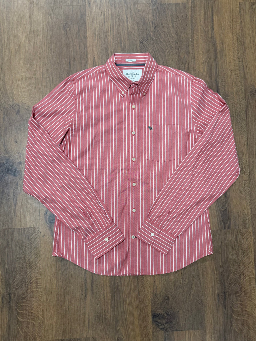 Abercrombie & Fitch Striped Shirt (XL)