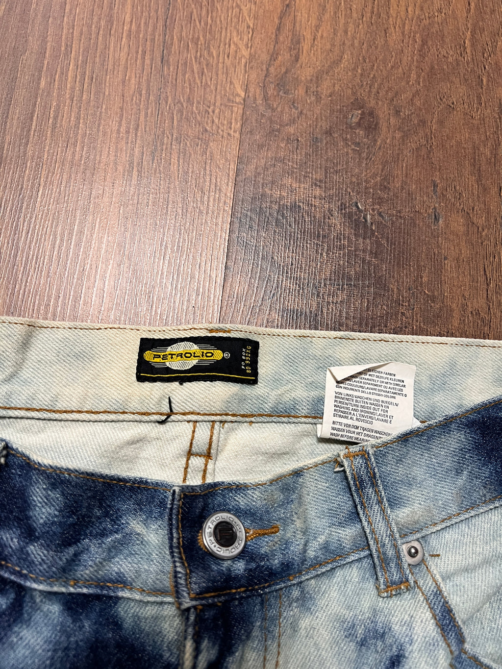Petrolio Acid Wash Jeans(34x32)