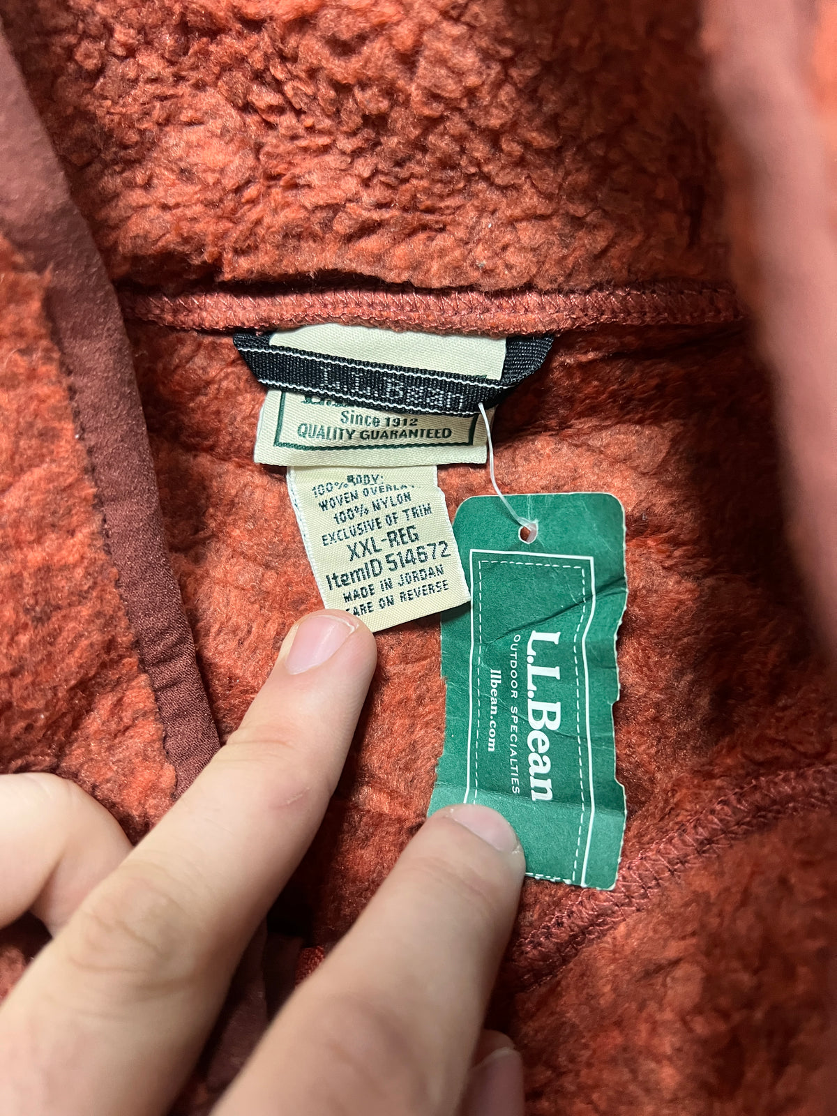 Brand New LL Bean 90s Fleece( XL)