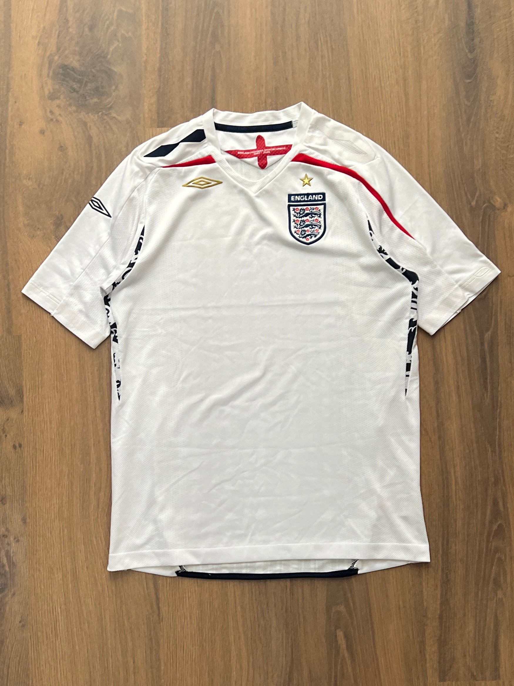 England 2007/09 Home Jersey (S)