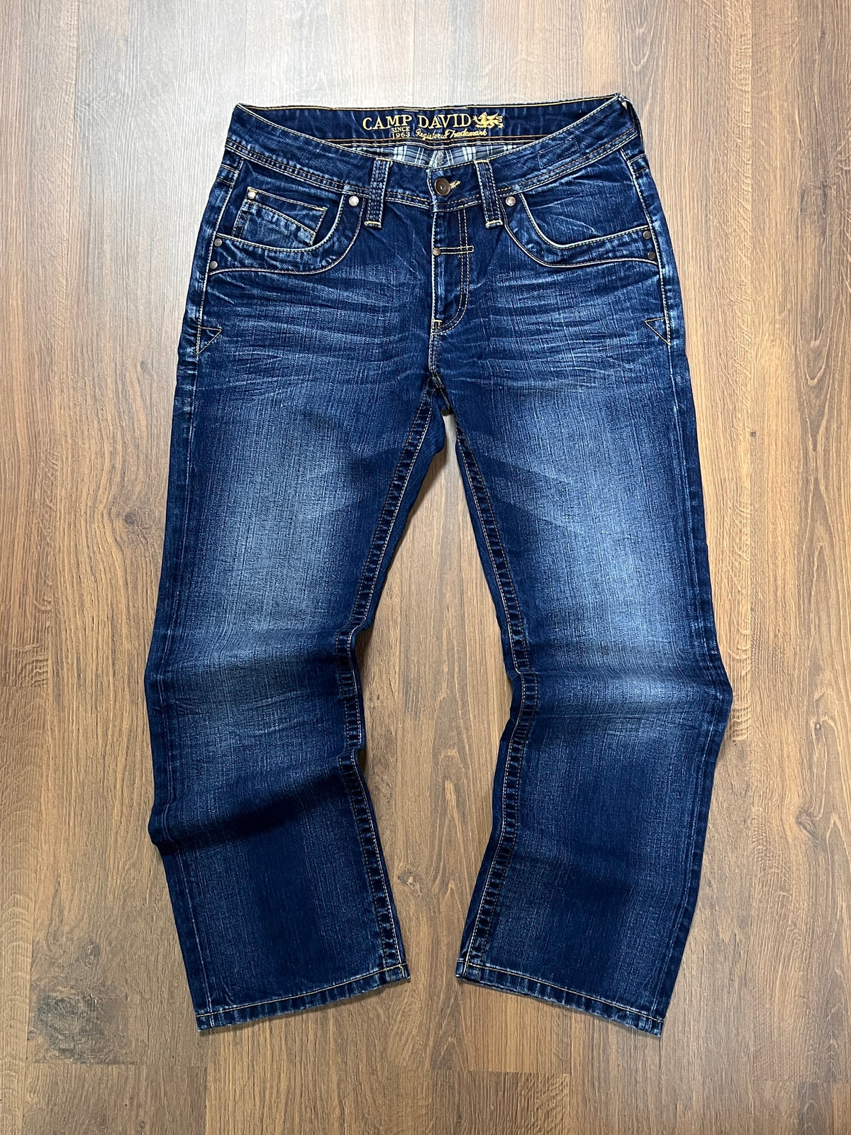 Camp David Dark Blue Y2K jeans(36x30)