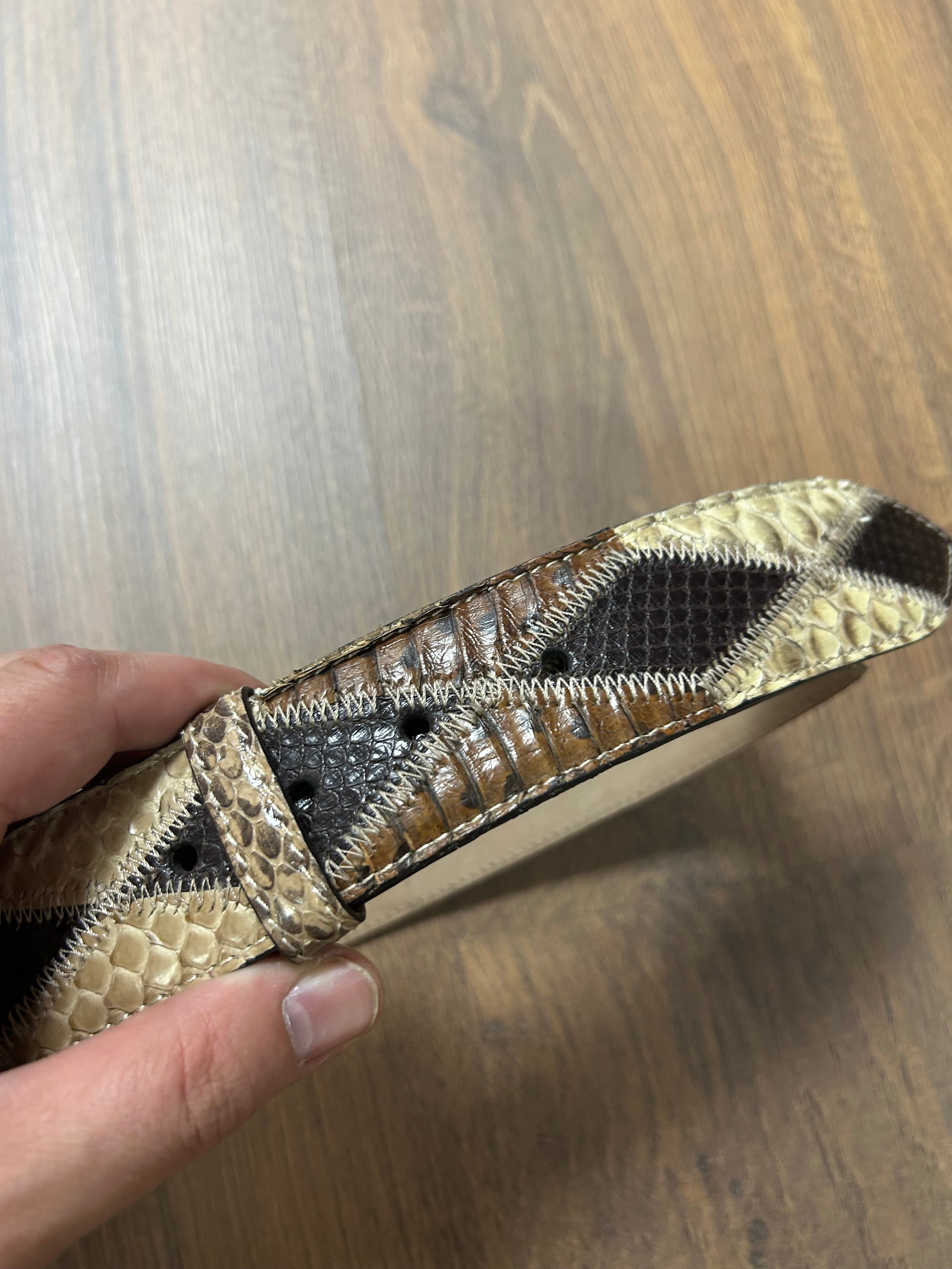 Snake Skin Belt(35/40)