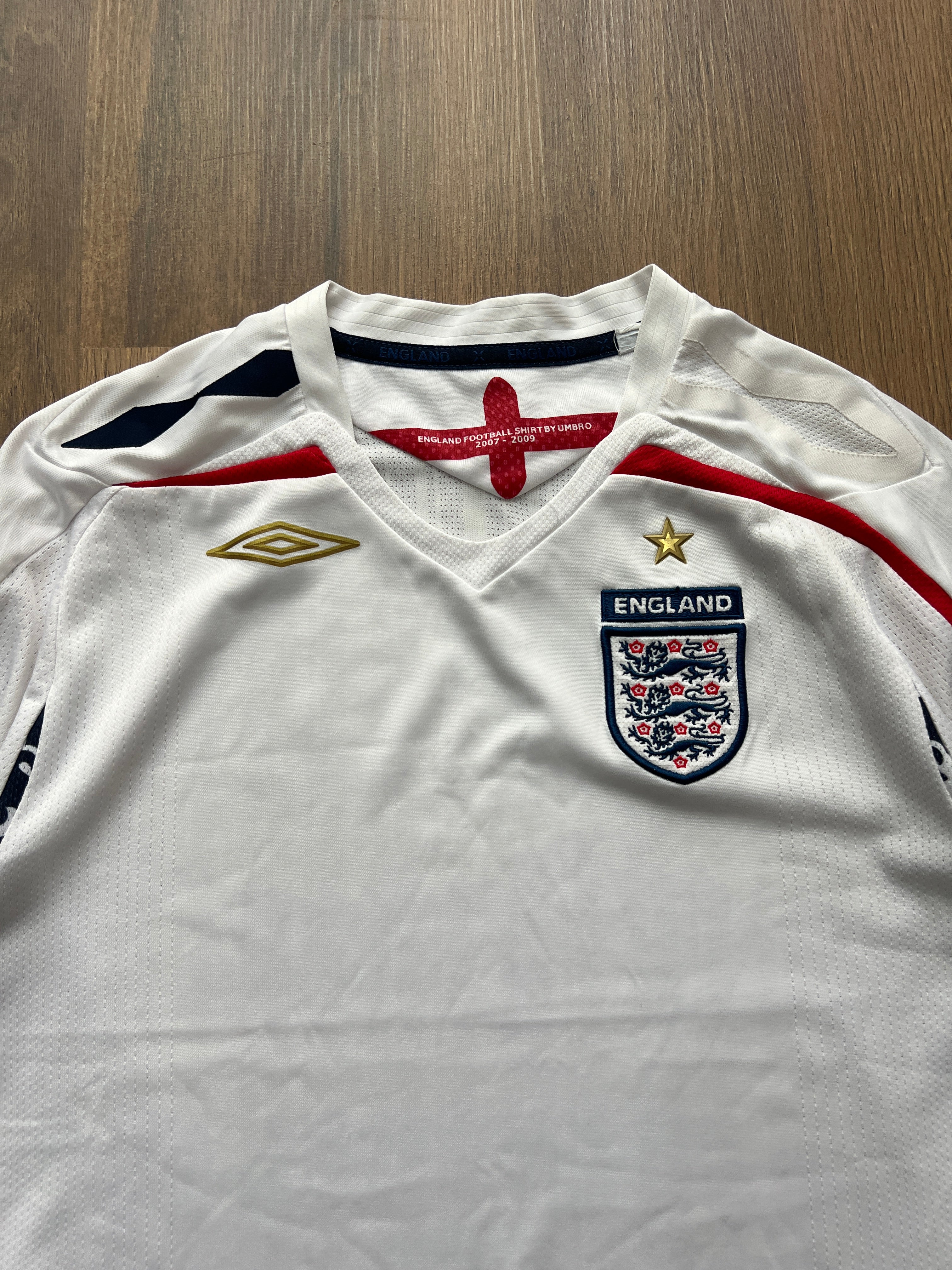 England 2007/09 Home Jersey (S)