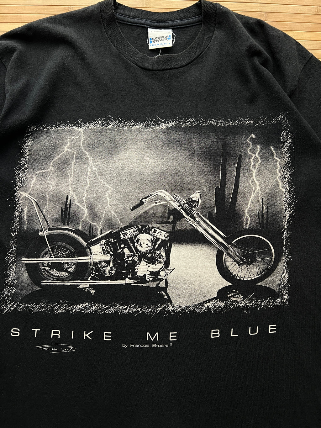 Strike Me Blue Vintage T-Shirt (L)