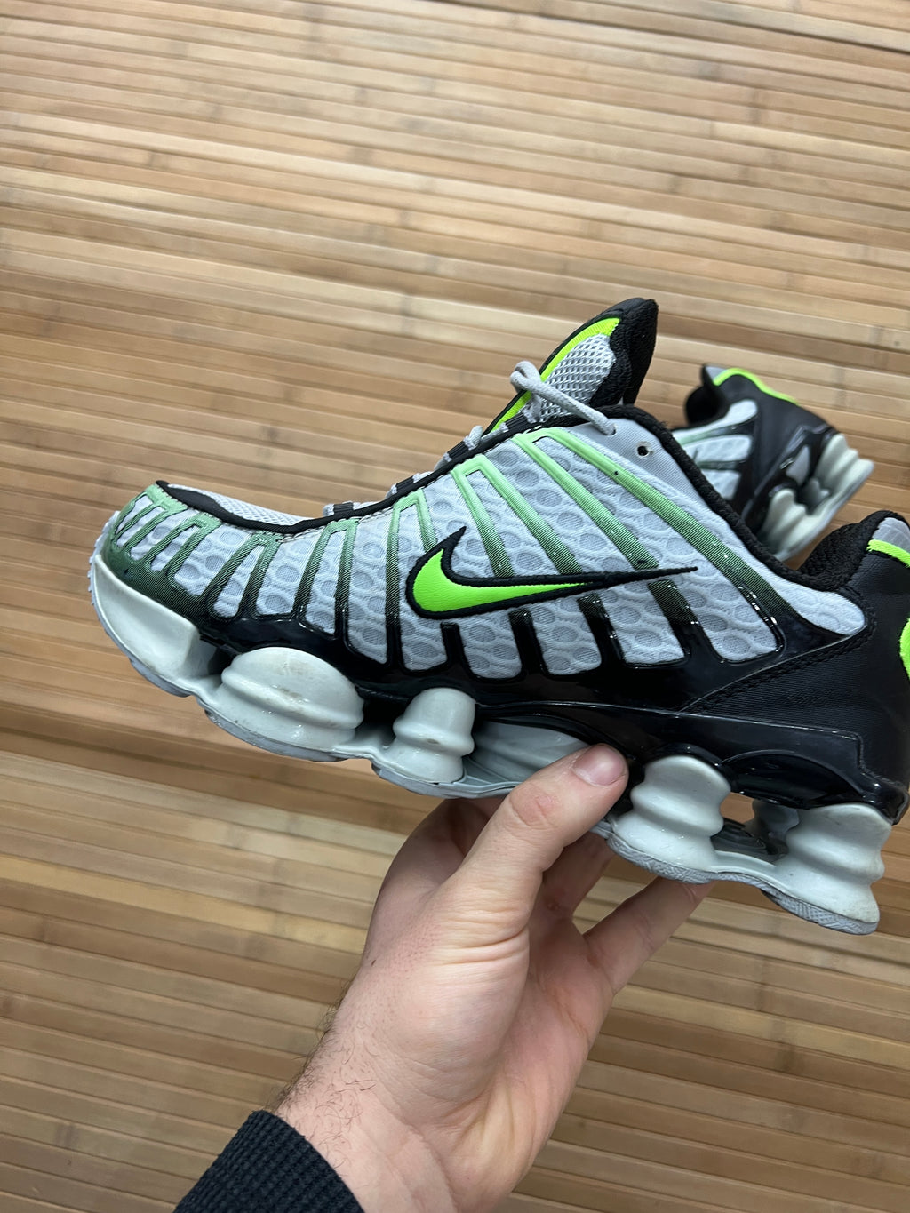 Nike Shox Wolf Grey Lime Blast (41.5-42)